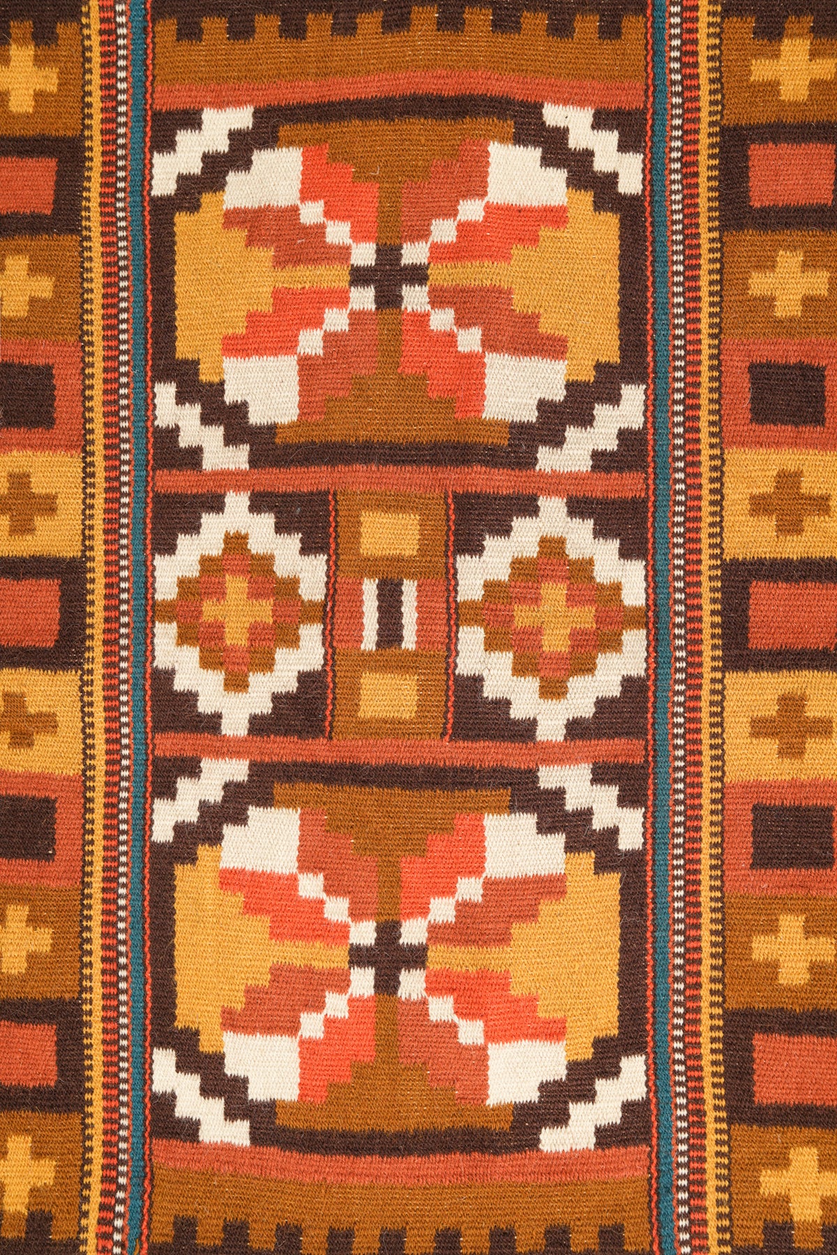 Vintage Scandinavian Textile 5'5" x 2'6"