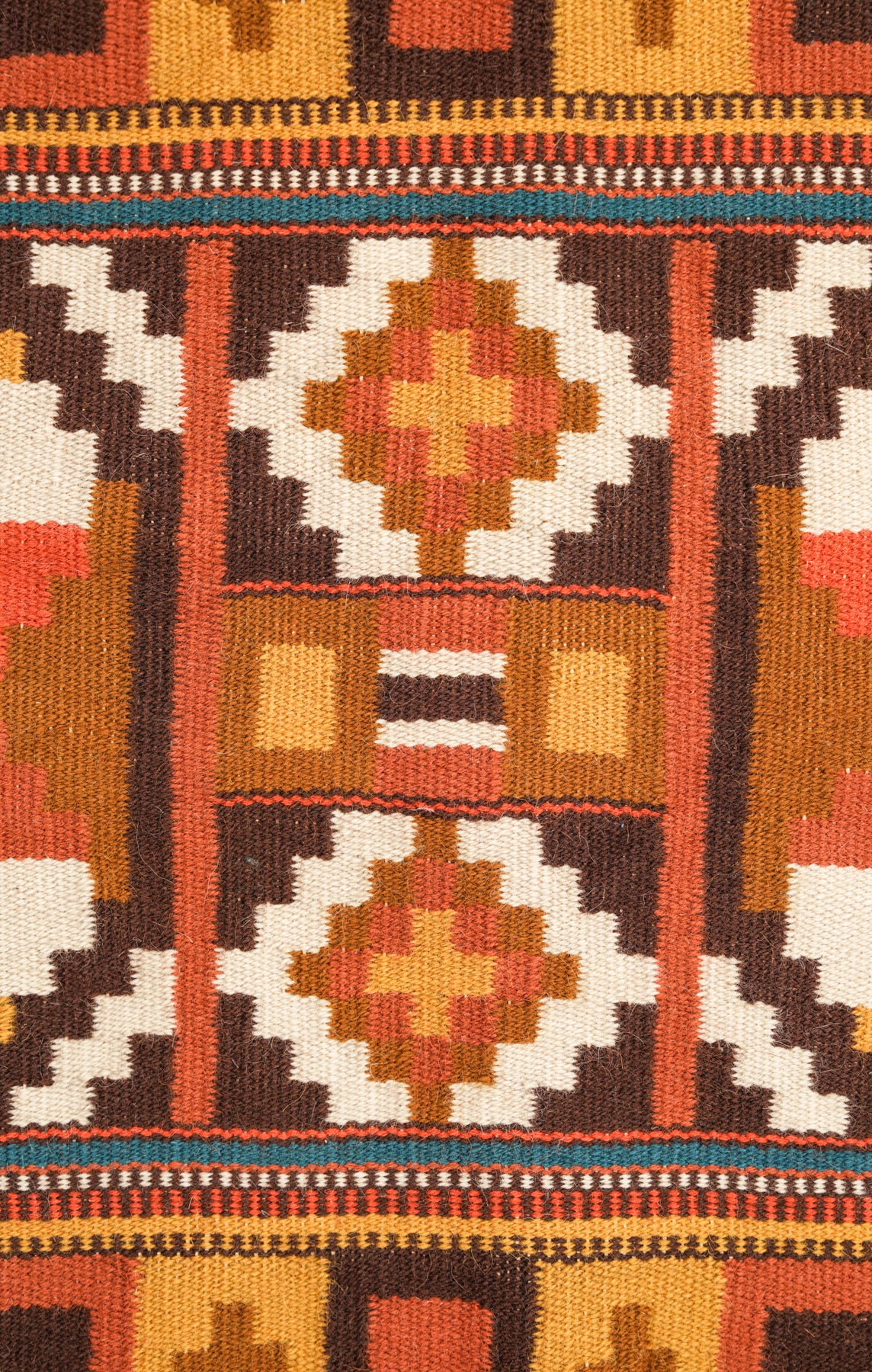 Vintage Scandinavian Textile 5'5" x 2'6"