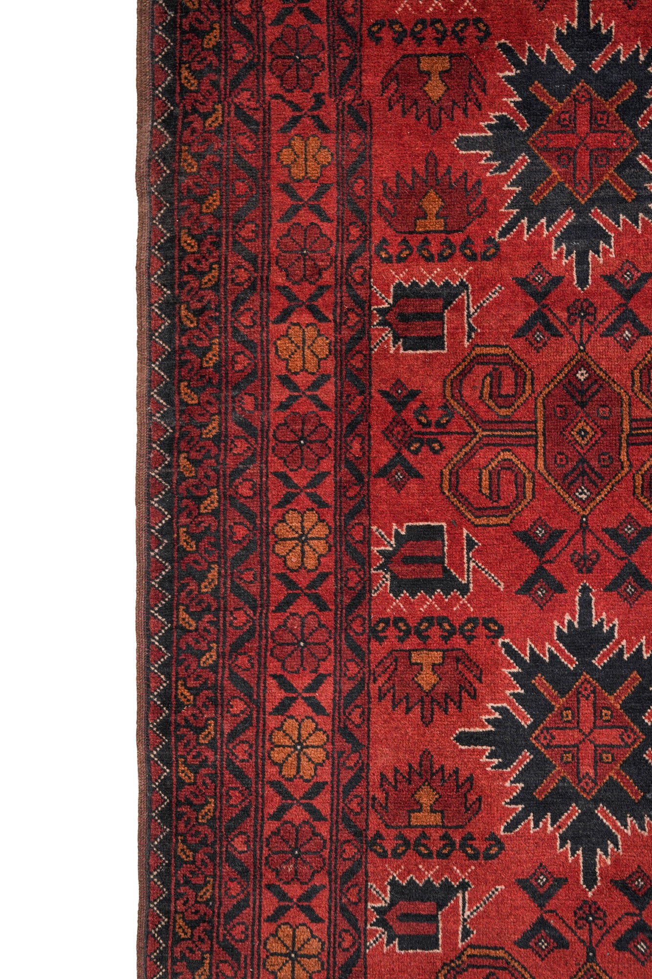 Vintage Turkmen Rug 6'4" x 4'10"