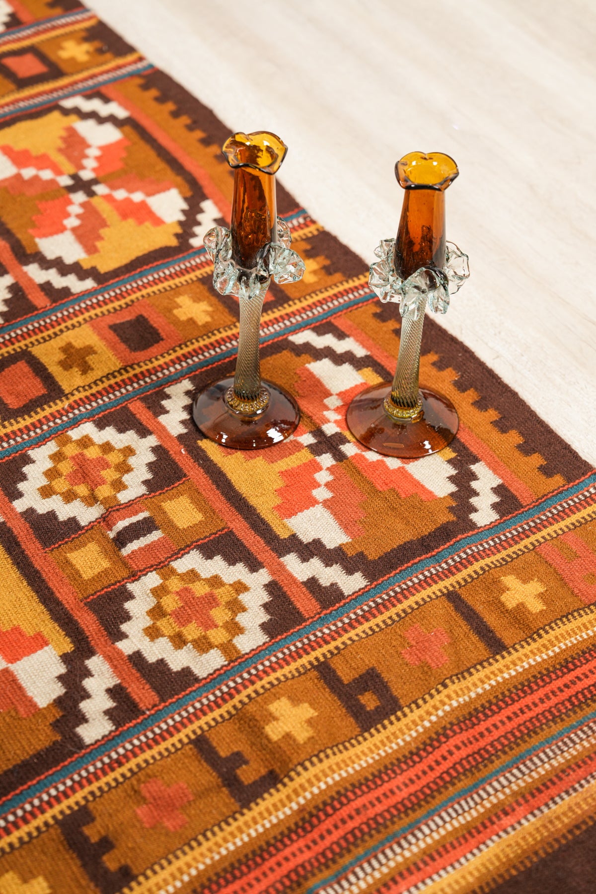 Vintage Scandinavian Textile 5'5" x 2'6"