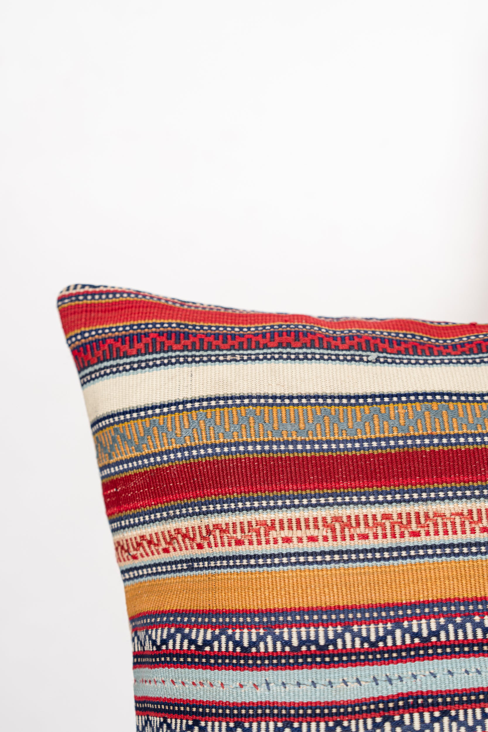 Vintage Caucasian Jajim Cushion 2' x 2'