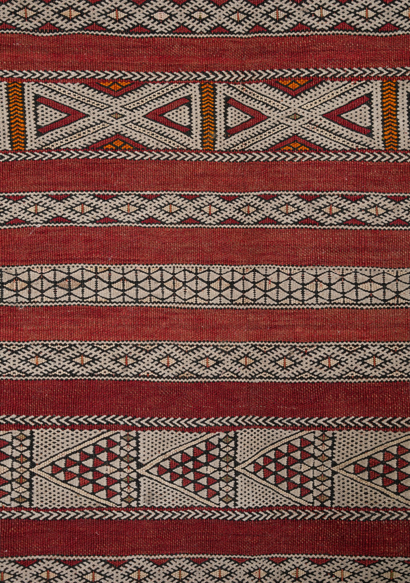 Vintage Moroccan Zemour Kilim 4'4" x 3'