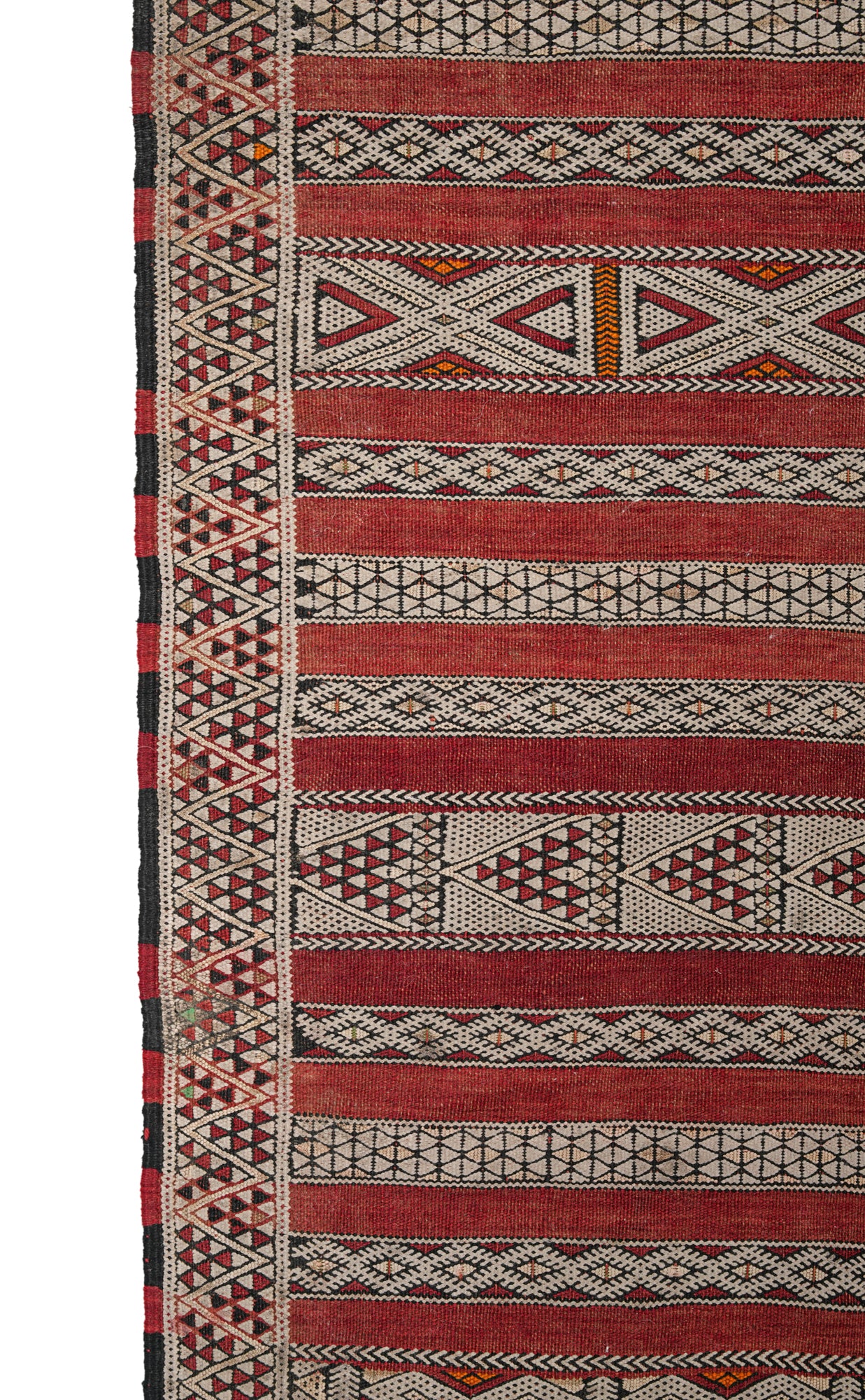 Vintage Moroccan Zemour Kilim 4'4" x 3'