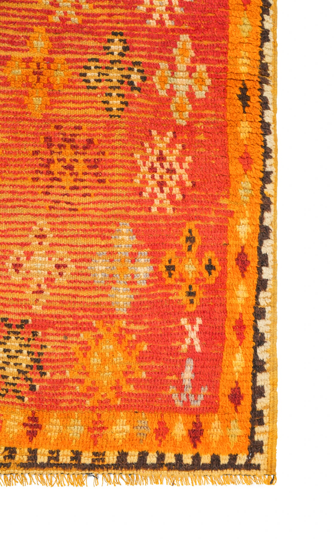 Vintage Moroccan Rug 4'4" x 3'5"