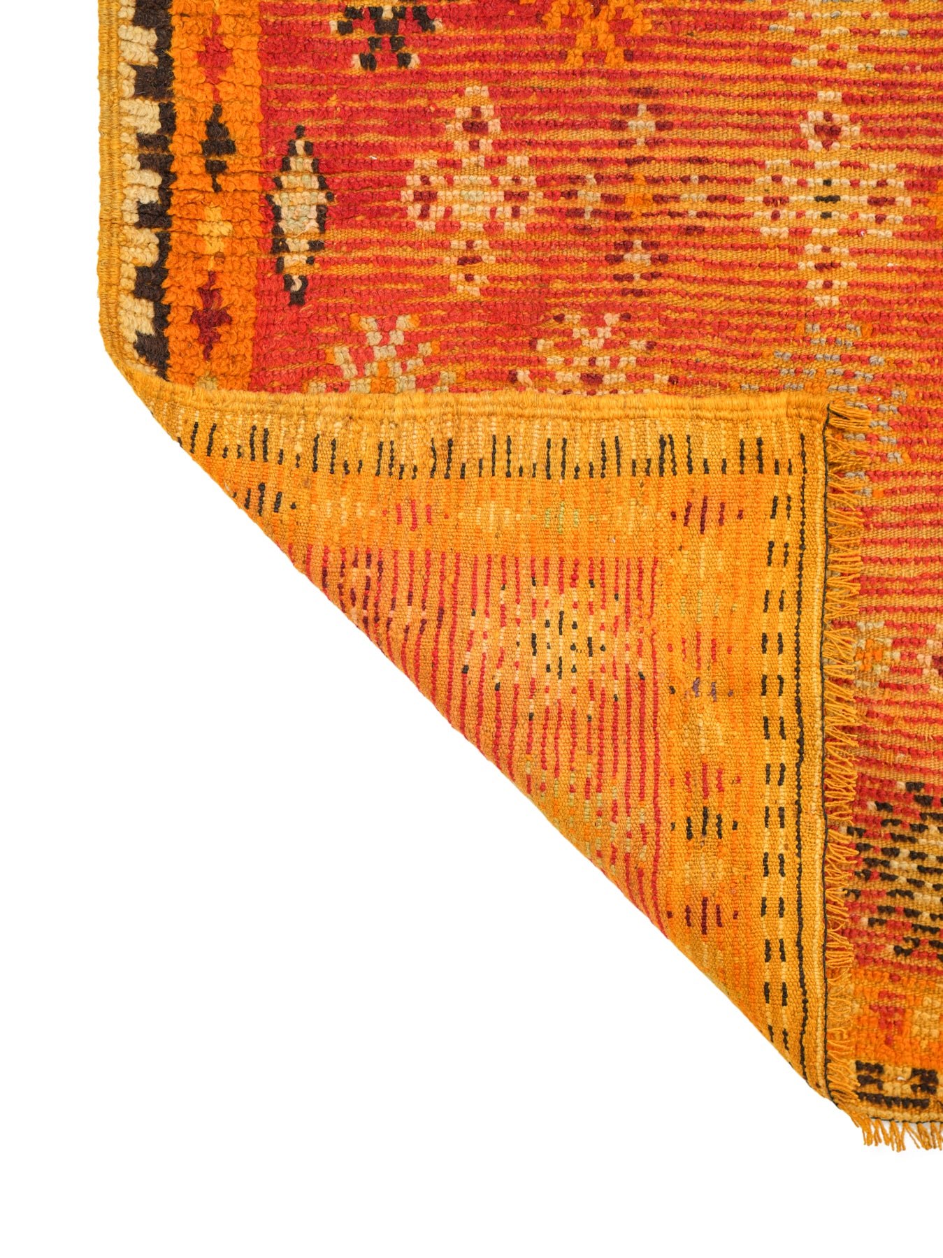Vintage Moroccan Rug 4'4" x 3'5"