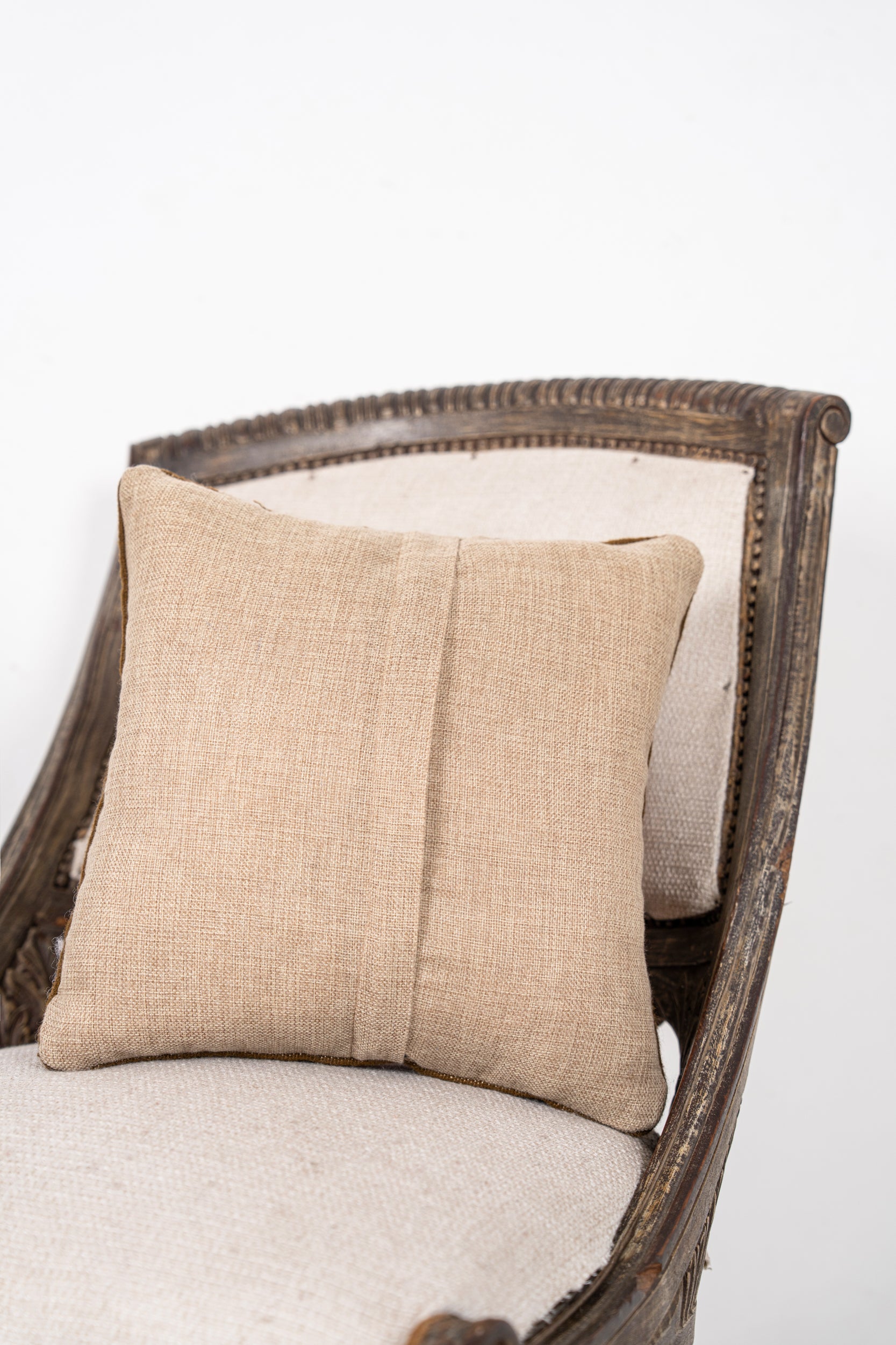 Vintage Swedish Tapestry Cushion 1'2" x 1'2"