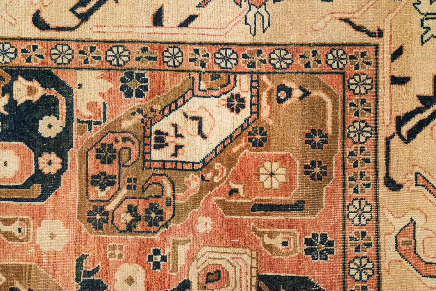 Modern Afghan Boteh Rug 10'10" x 9'2"