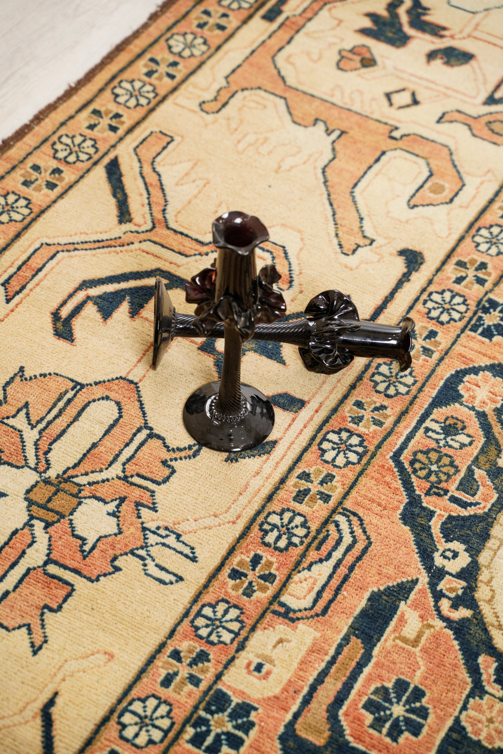 Modern Afghan Boteh Rug 10'10" x 9'2"