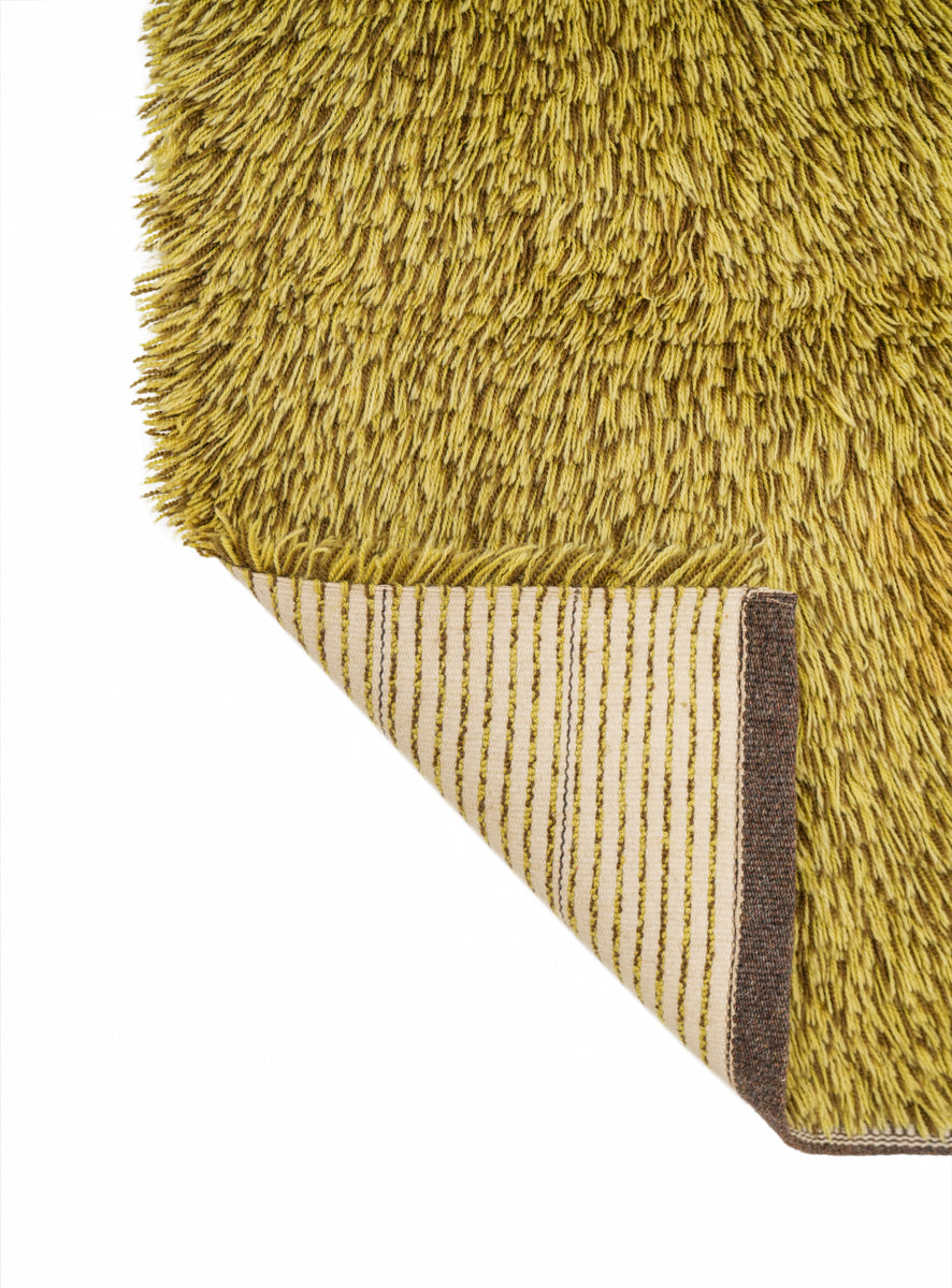 Vintage Scandinavian Rya Rug 3'2" x 1'10"