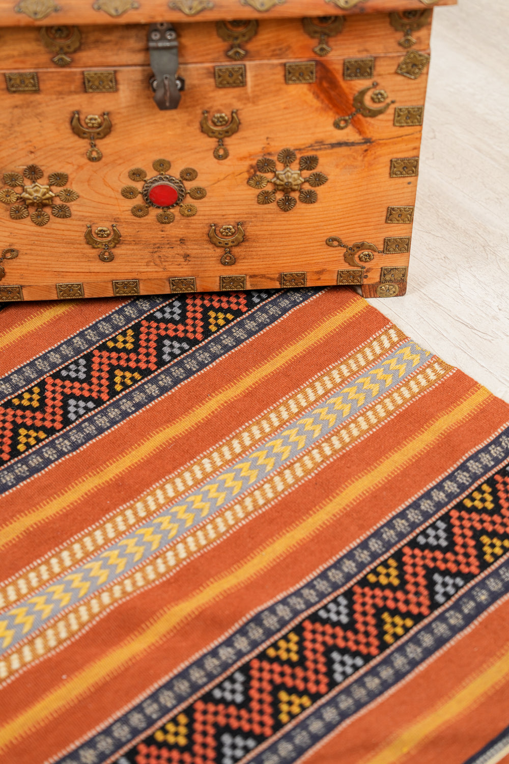 Vintage Scandinavian Embroidery 3' x 2'