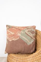 Vintage Turkish Kilim cushion 2'3" x 2'4"
