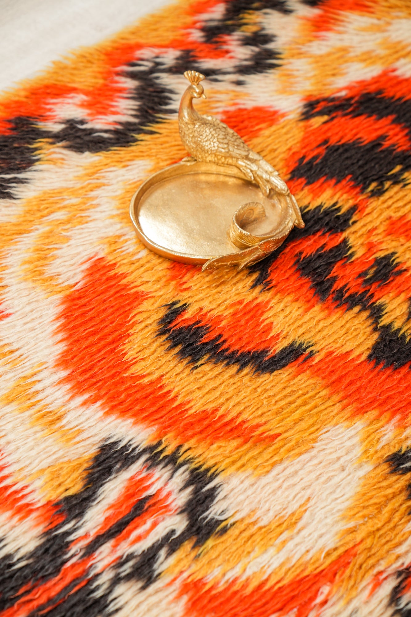 Vintage Scandinavia rya Rug 4'2" x 3'