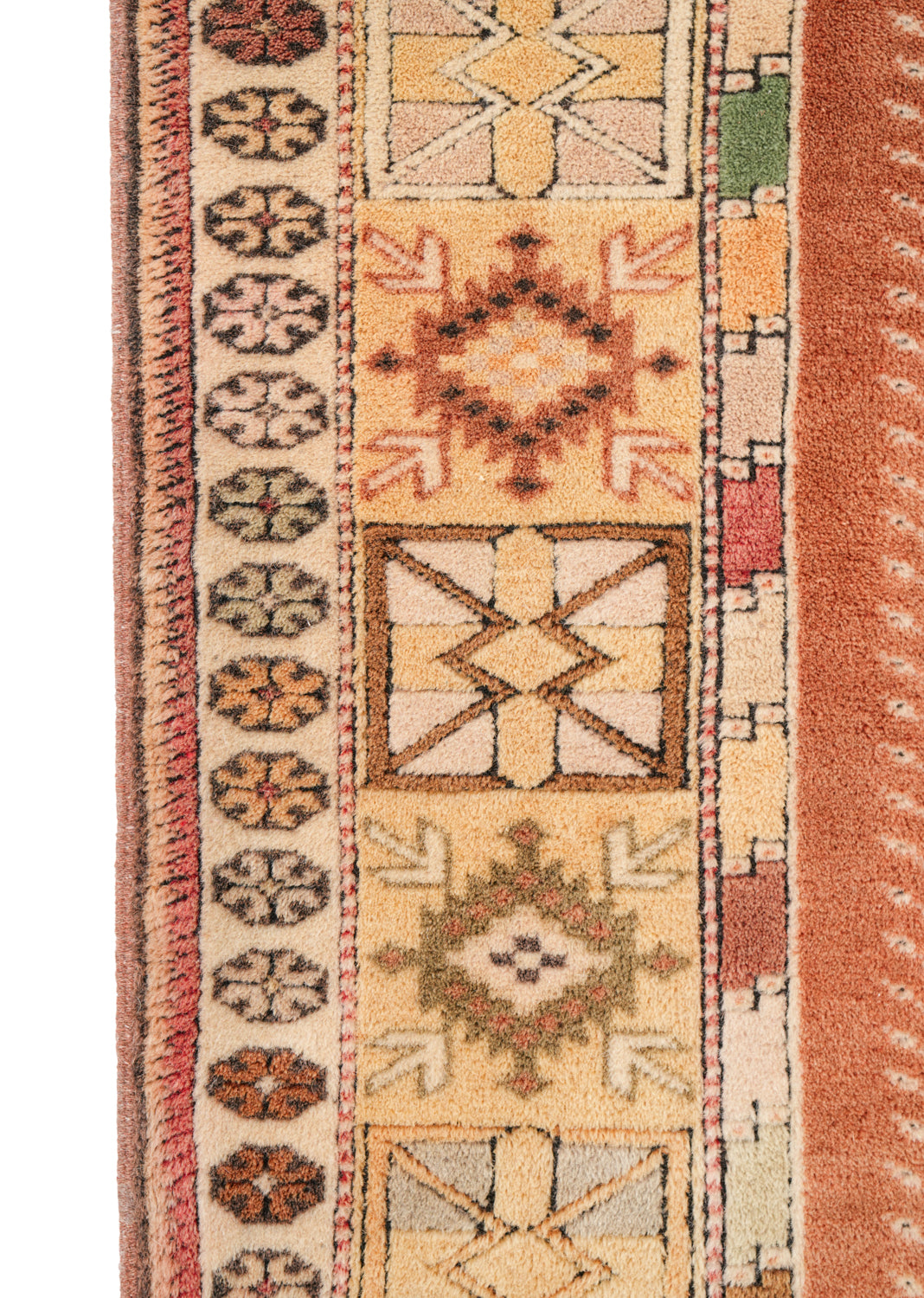 Vintage Turkish Melas Rug 4'5" x 3'