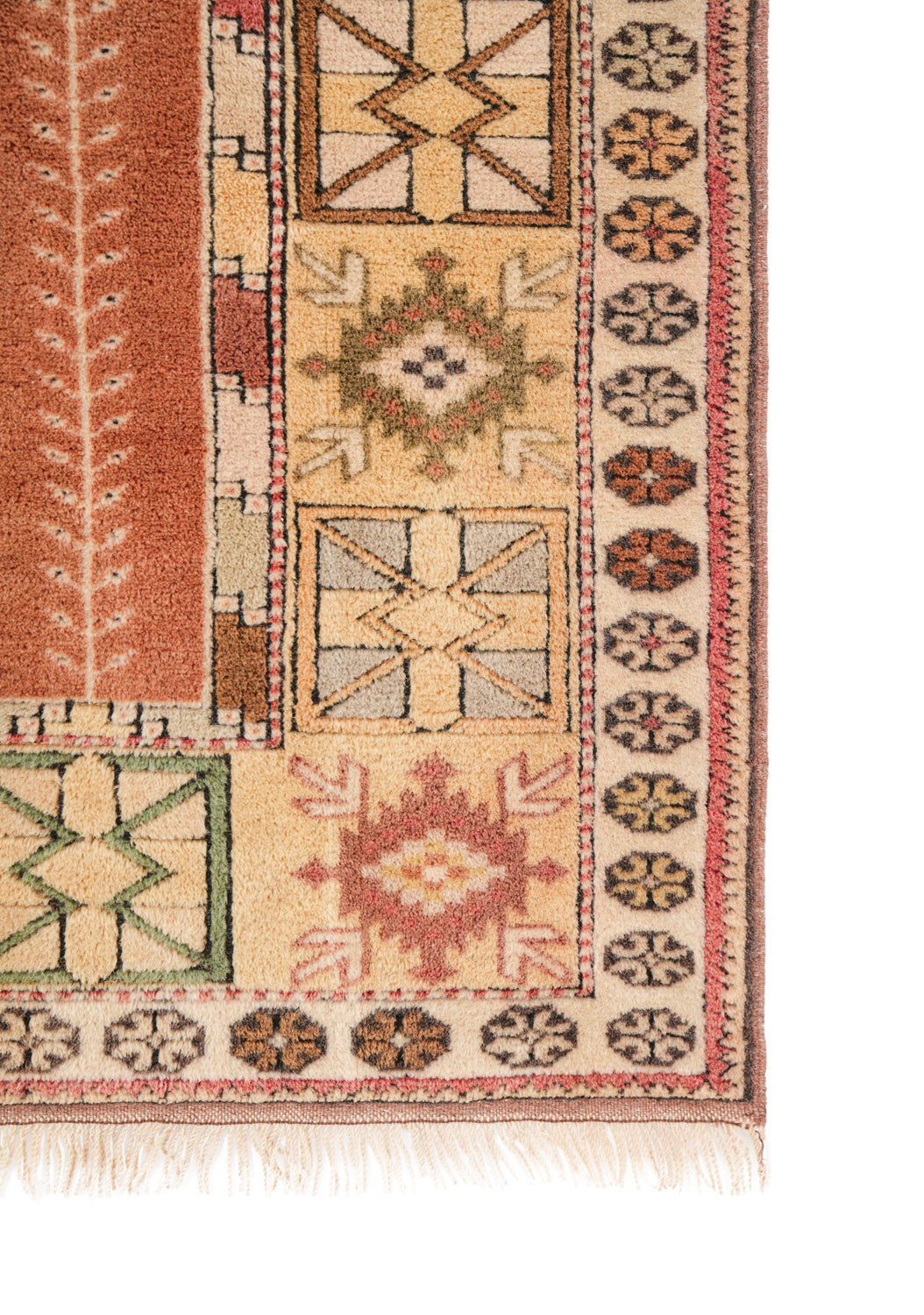 Vintage Turkish Melas Rug 4'5" x 3'