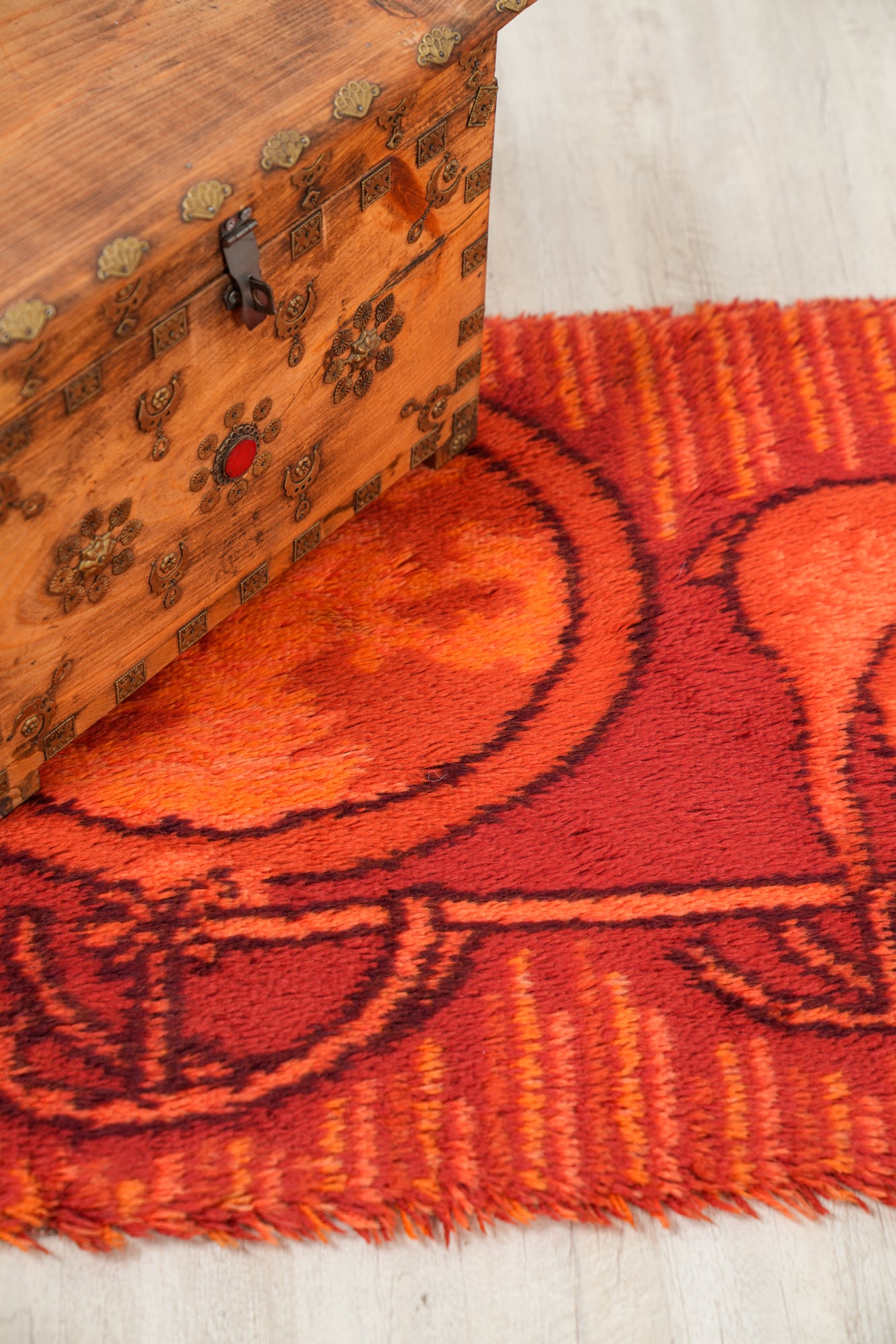 Vintage Danish Ege Rya Rug 4' x 2'3"