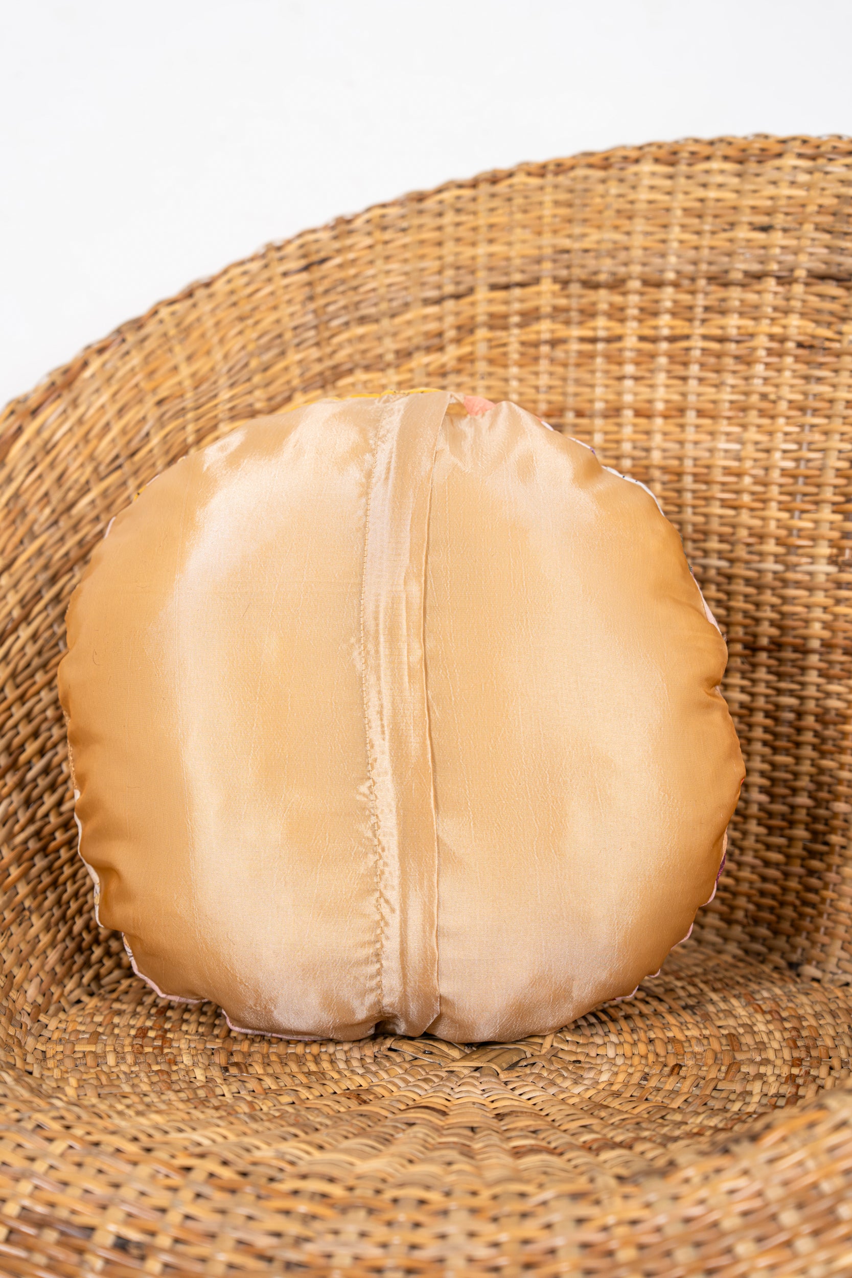 Two Vintage Patchwork Cushions 1'4" x 1'4"