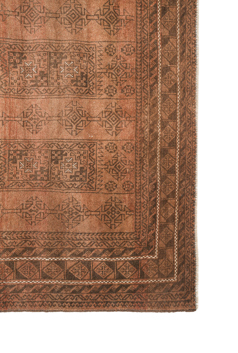 Vintage Turkmen Rug 10' x 7'