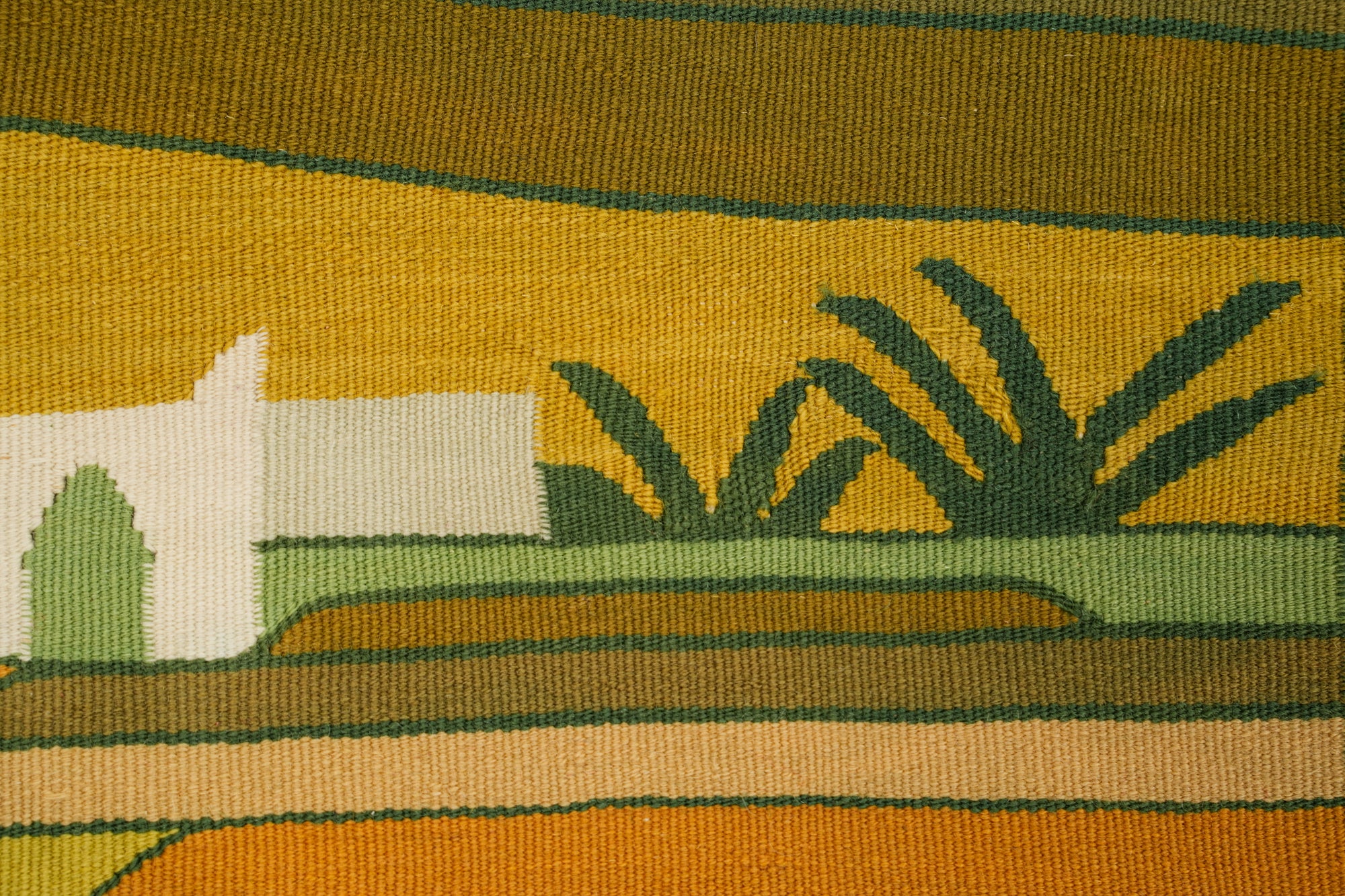 Vintage Tunisian Tapestry 3'3" x 1'7"