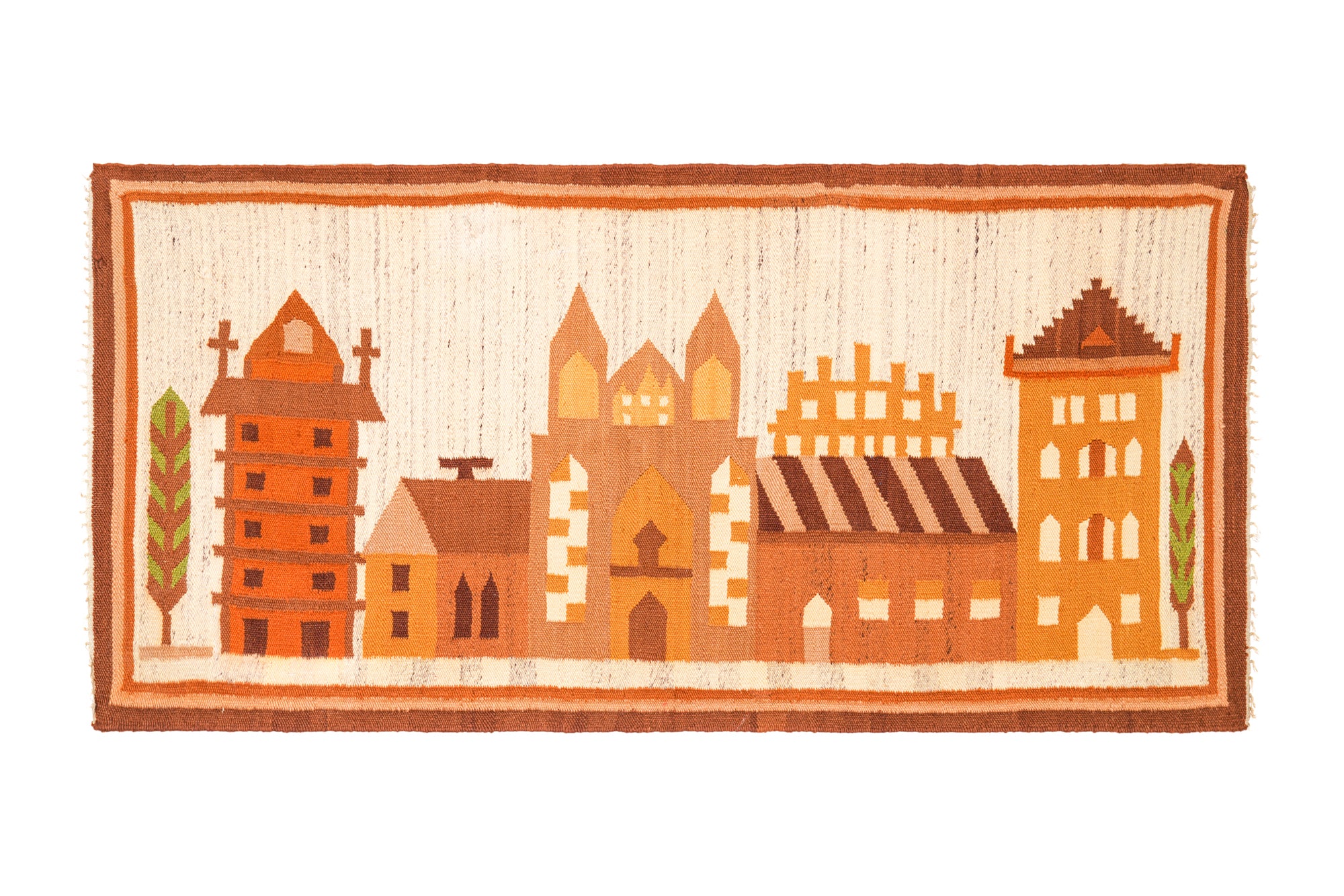 Vintage Polish Tapestry 5'4" x 2'7"