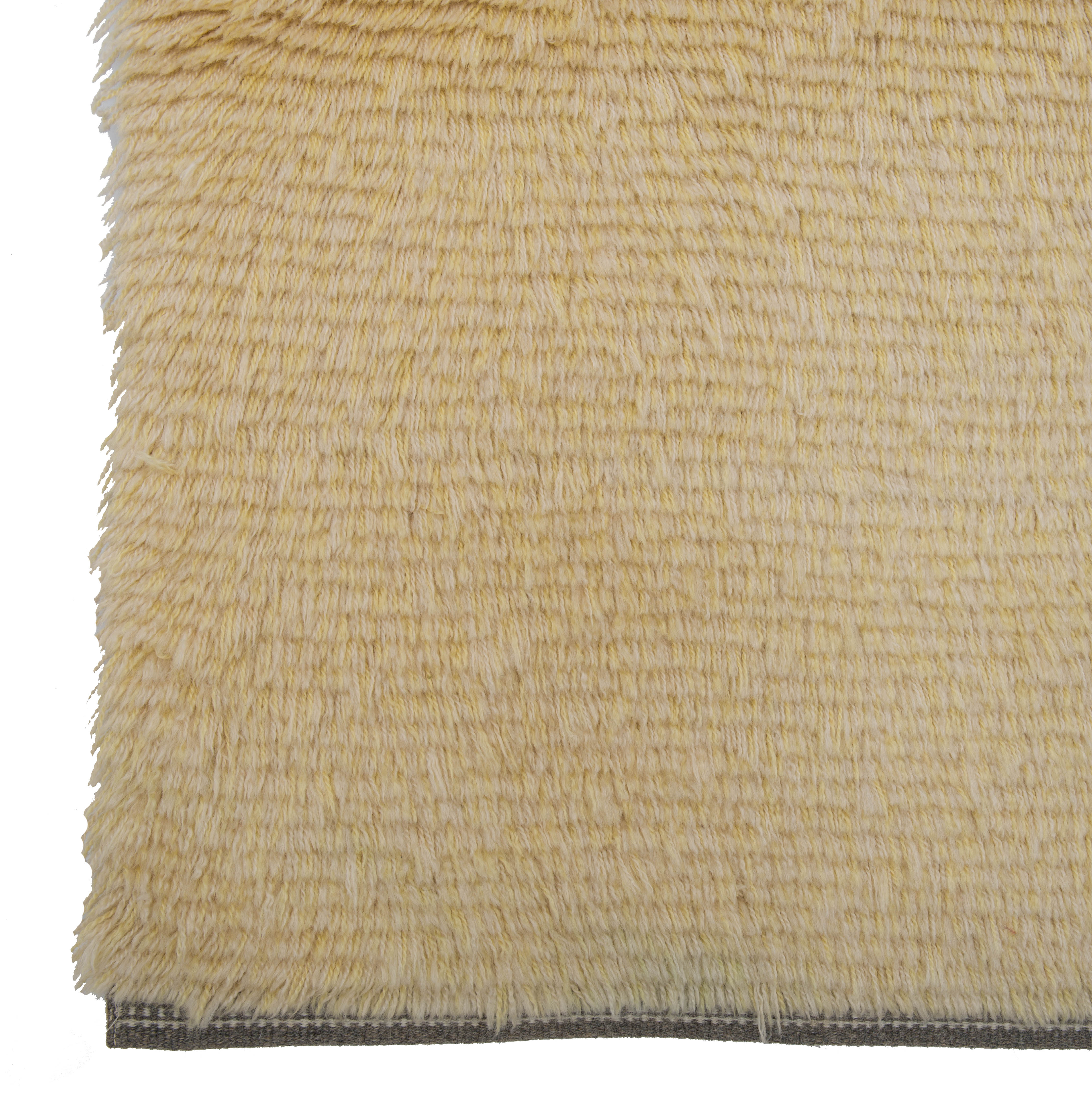 Vintage Scandinavian Rya Rug 4'7" x 3'