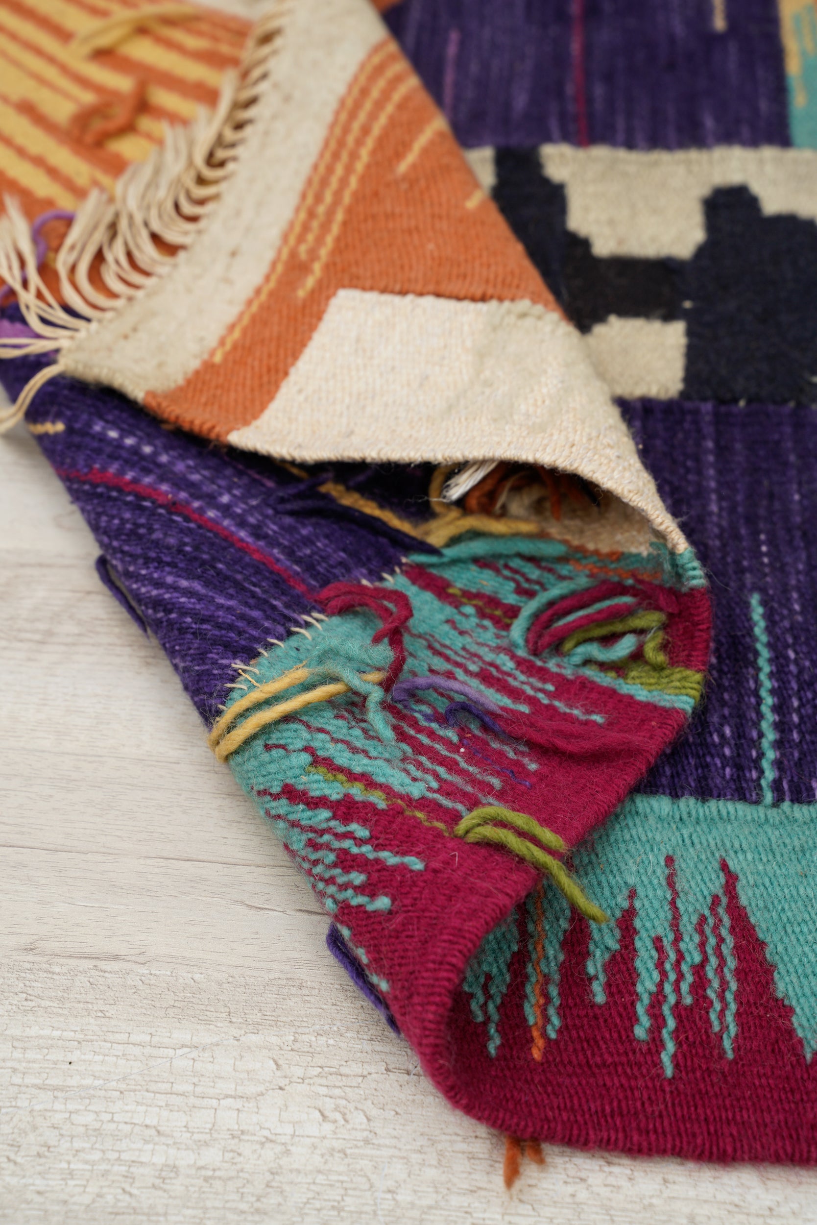 Vintage Scandinavian Kilim 4'1" x 3'3"