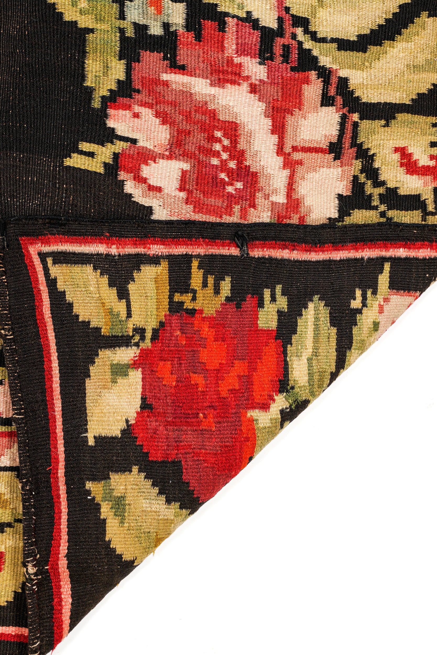 Antique Romanian Bessarabian Kilim 6'9" x 5'7"