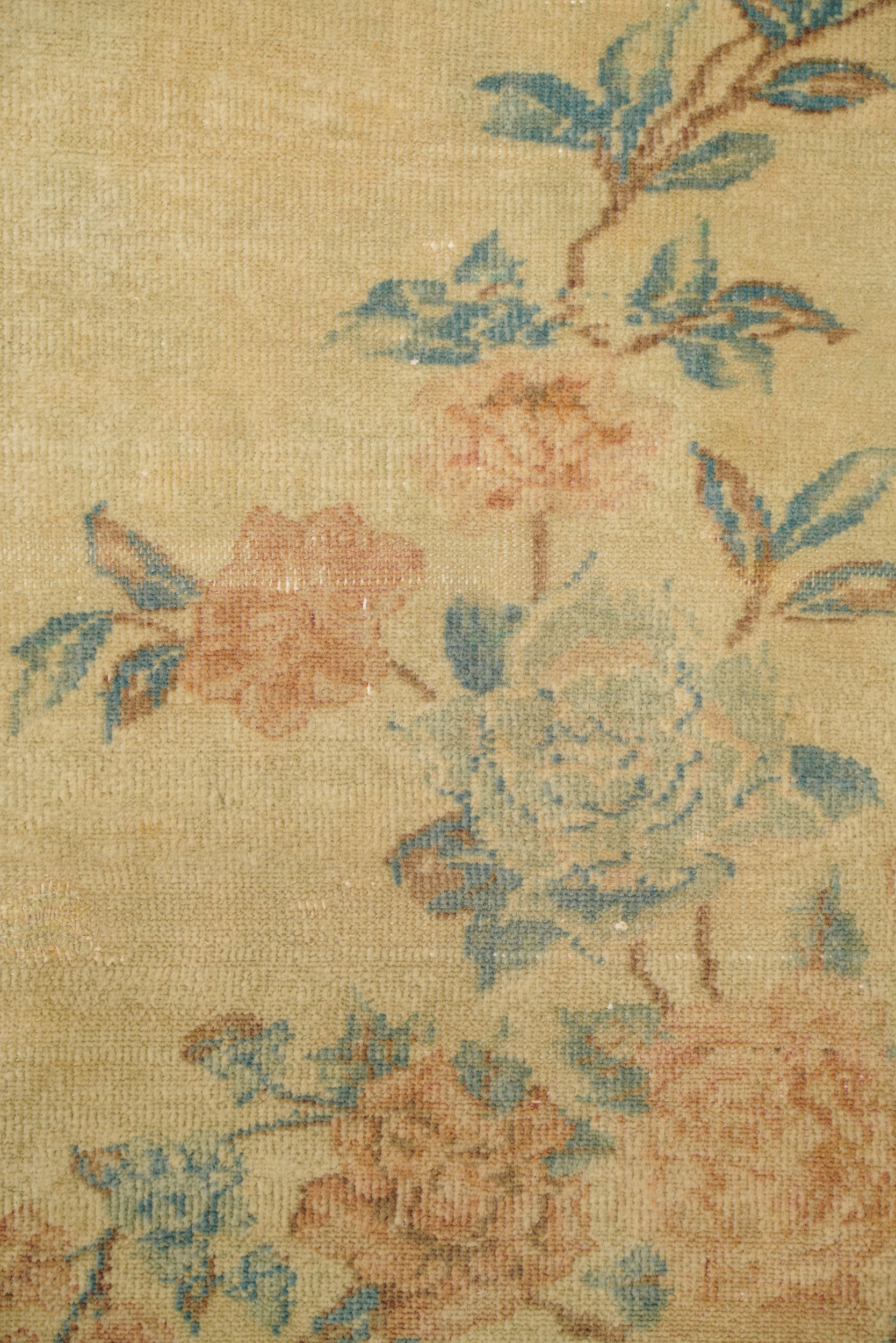 Vintage Pakistani Floral Rug 5' x 3'