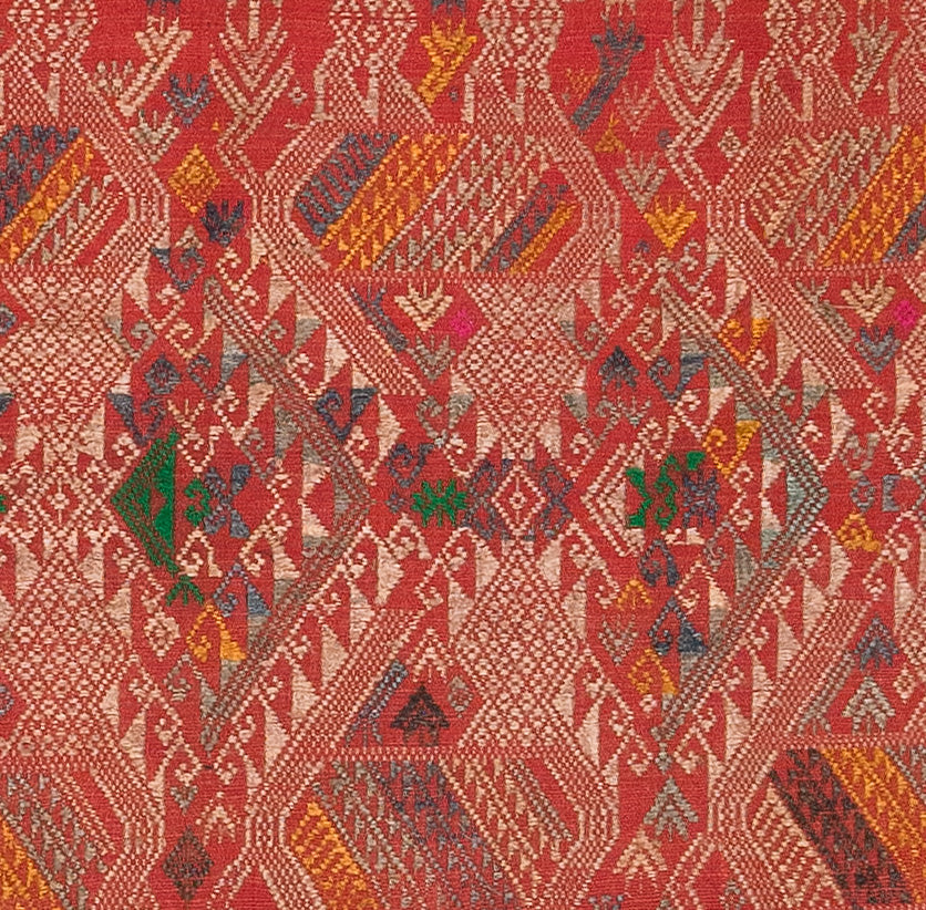 Vintage Thai Textile Embroidery 5'3" x 1'4"