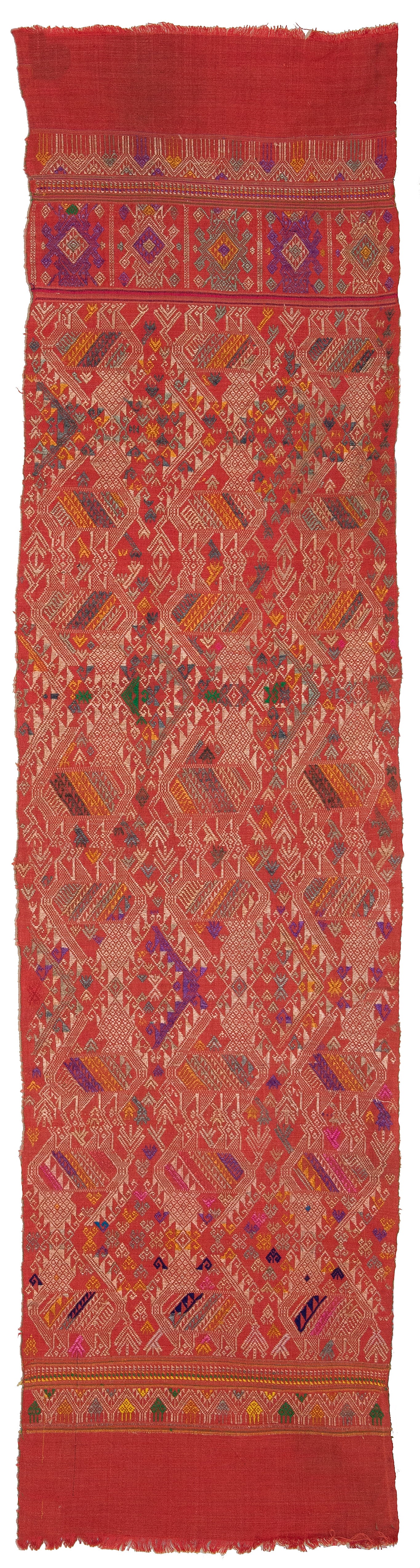 Vintage Thai Textile Embroidery 5'3" x 1'4"