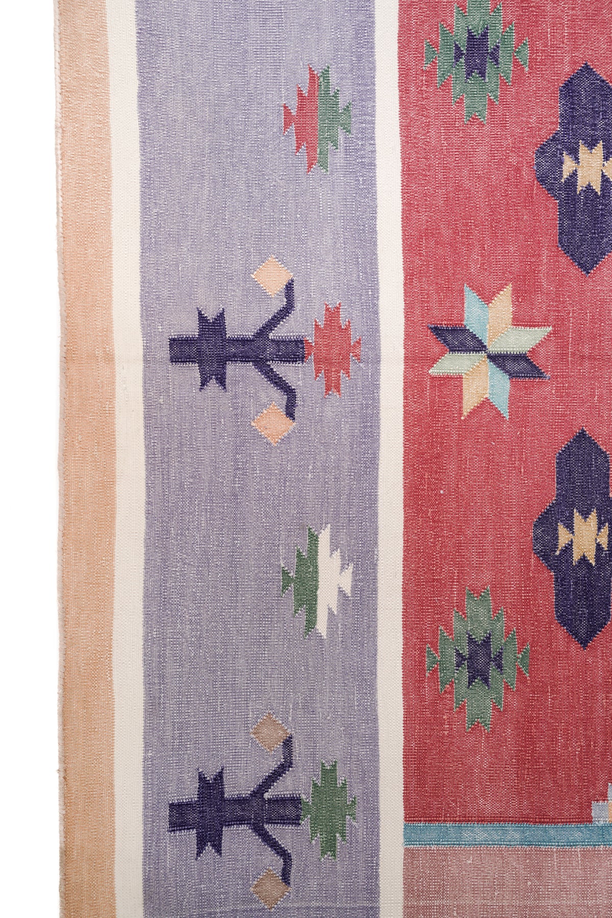 Vintage Indian Dhurrie 8'9" x 6'