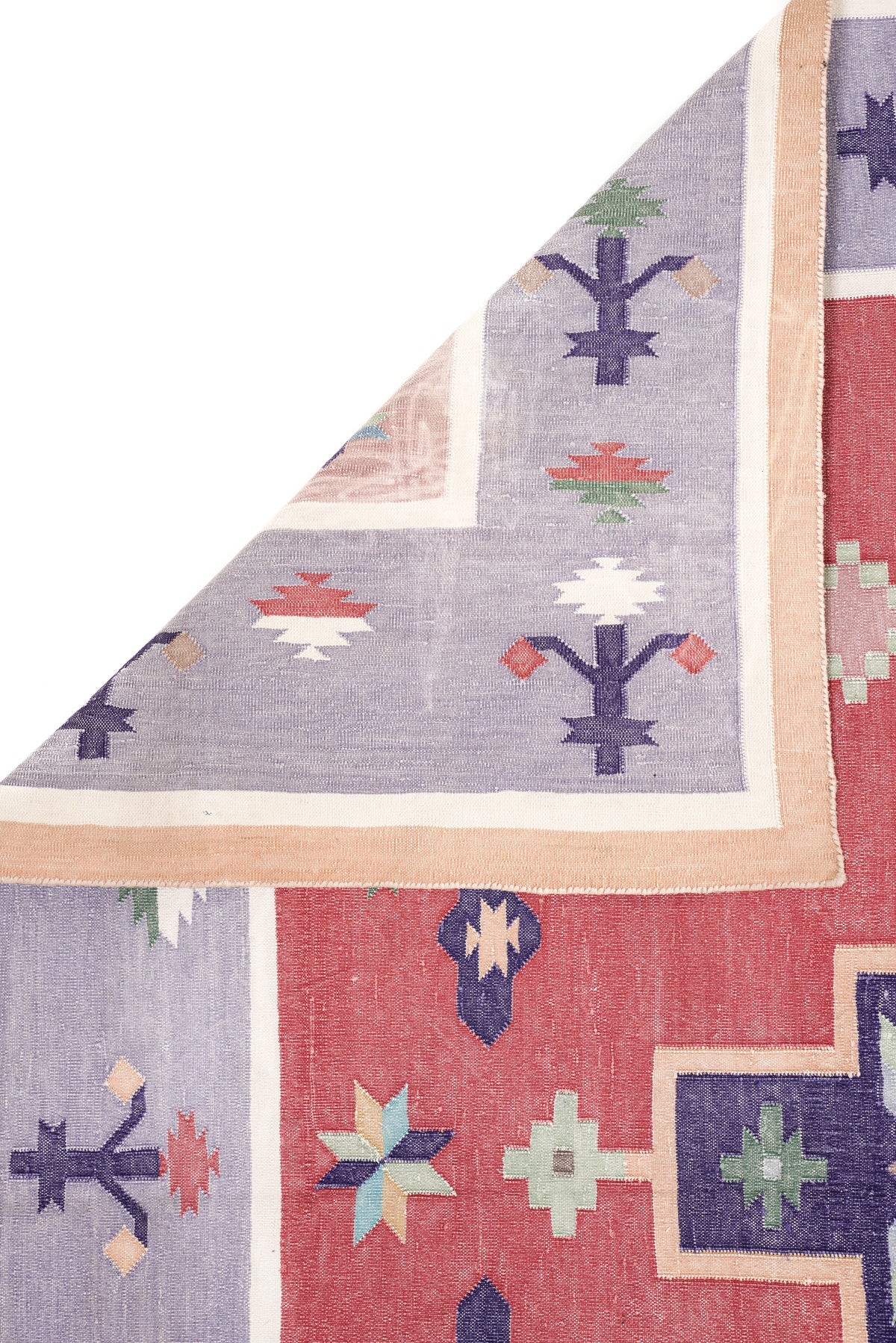 Vintage Indian Dhurrie 8'9" x 6'