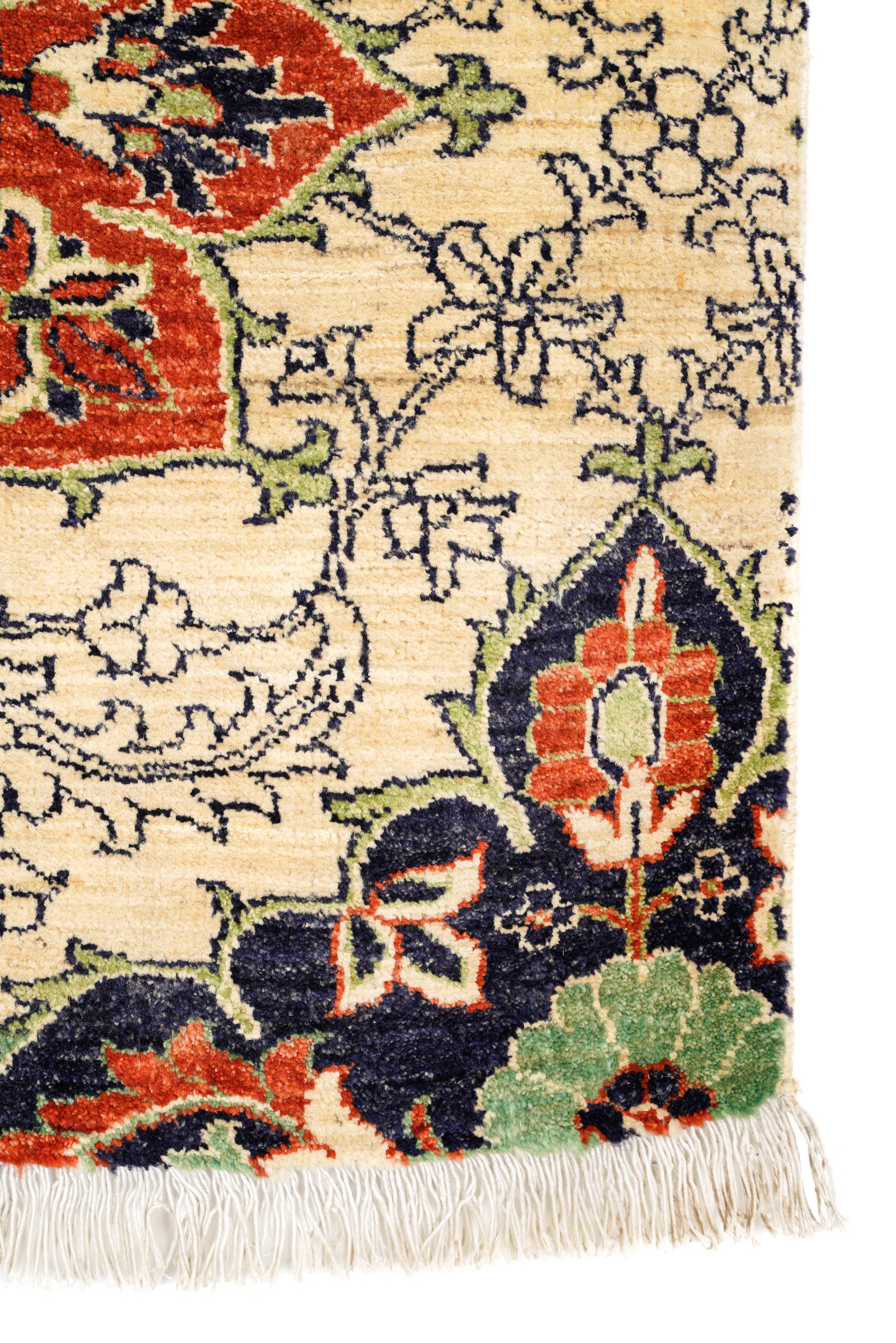 Modern Afghan Rug 4'2" x 3'1"
