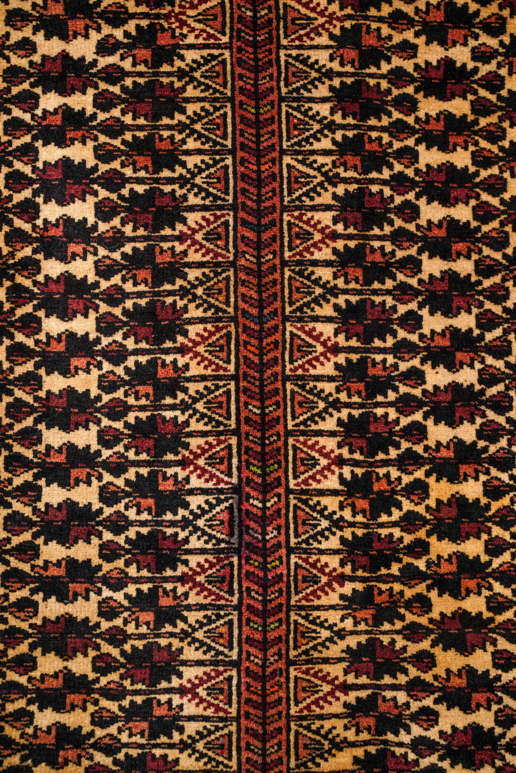 Vintage Baloch Prayer Rug 4'3" x 3'5"