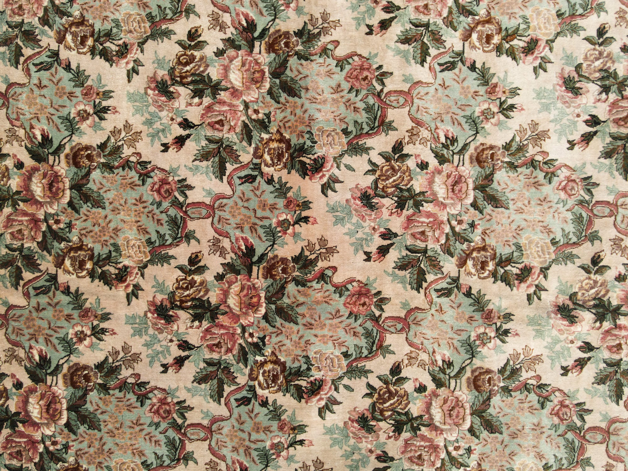 Modern Tabriz Rug 13'6" x 10'