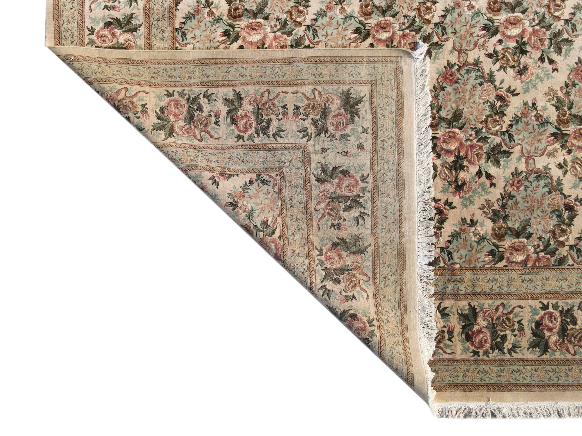 Modern Tabriz Rug 13'6" x 10'