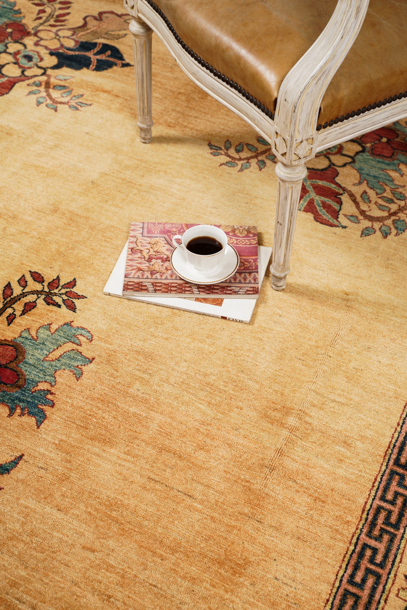 Modern Afghan Khotan Rug 11'7" x 8'