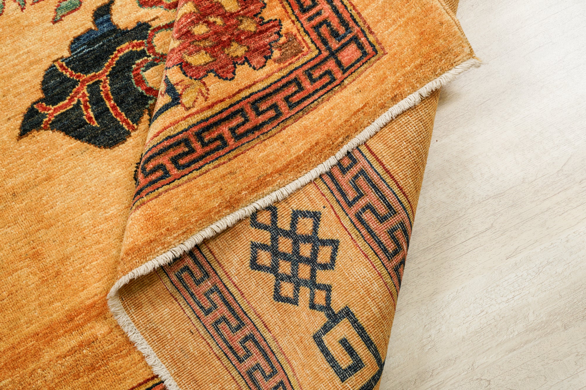 Modern Afghan Khotan Rug 11'7" x 8'