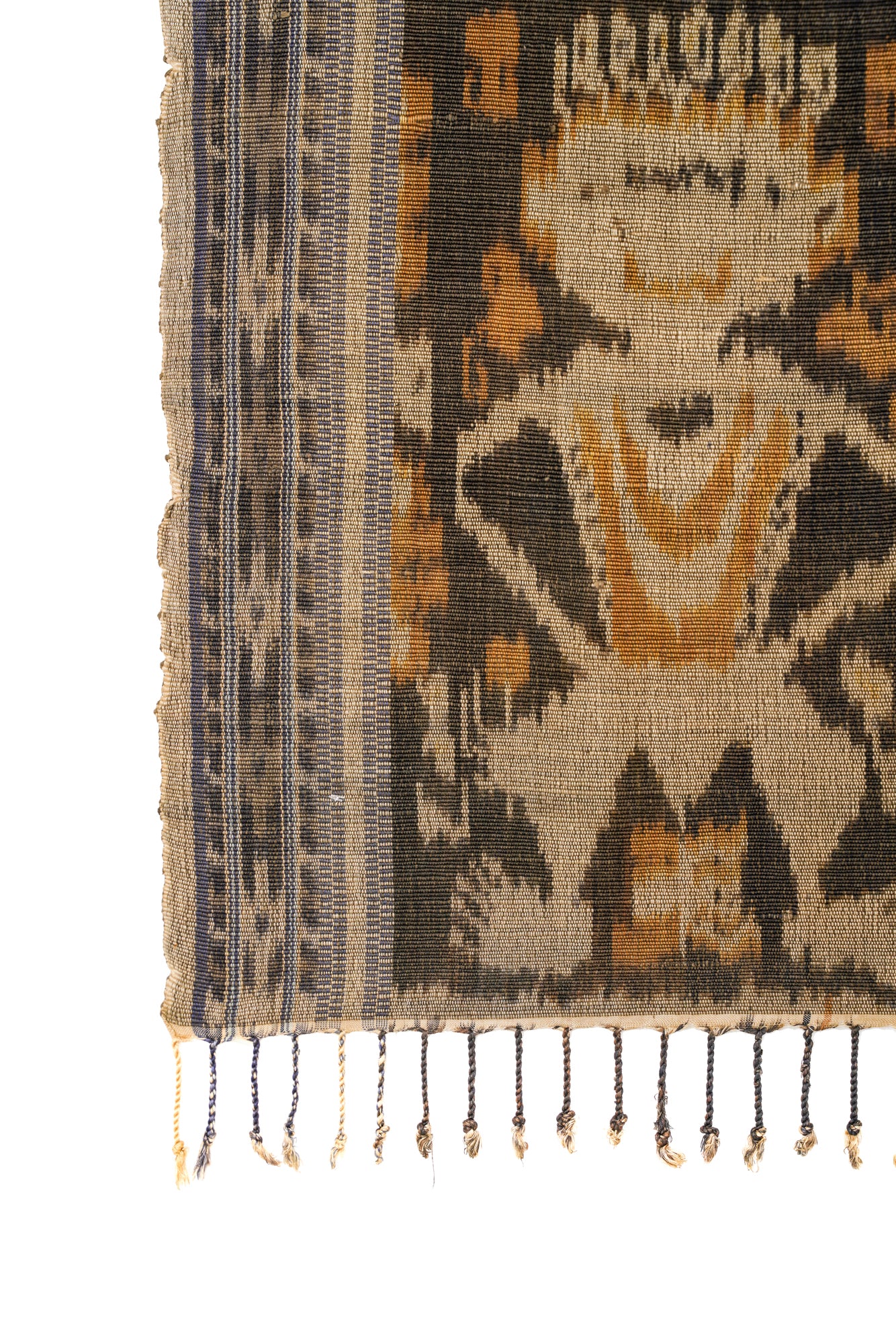 Antique Indonesian Sumba Ikat Textile 6'3" x 3'9"