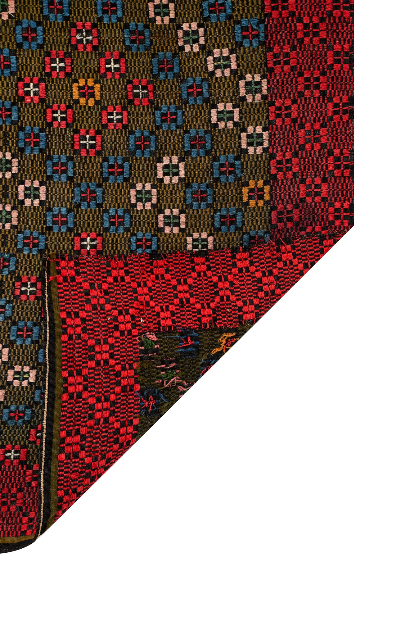 Antique Scandinavian Embroidery 5'6" x 2'
