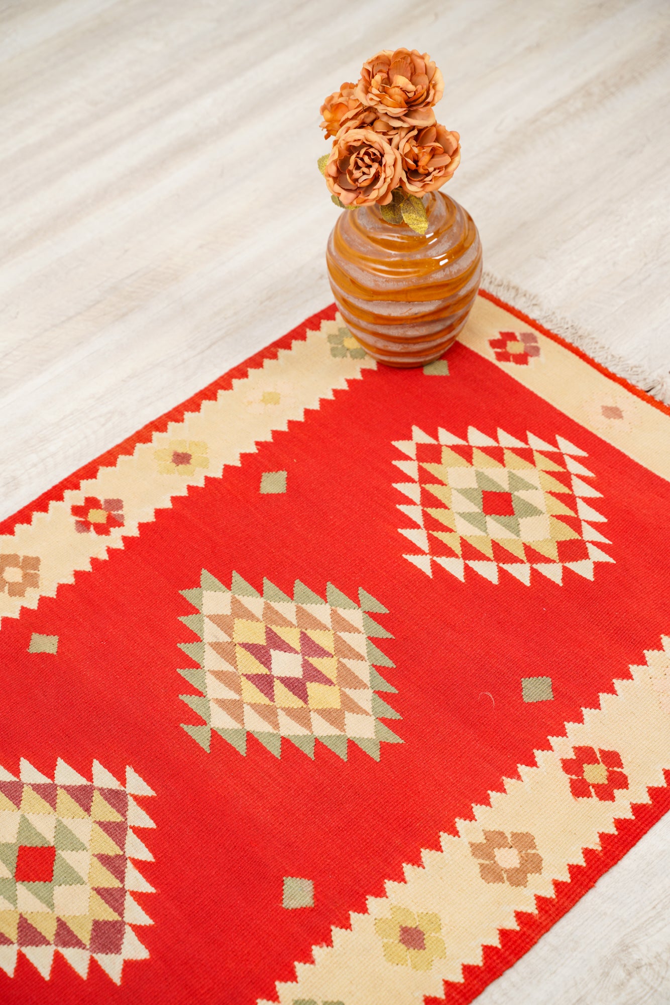 Vintage Balkan Kilim 4'4" x 2'4"