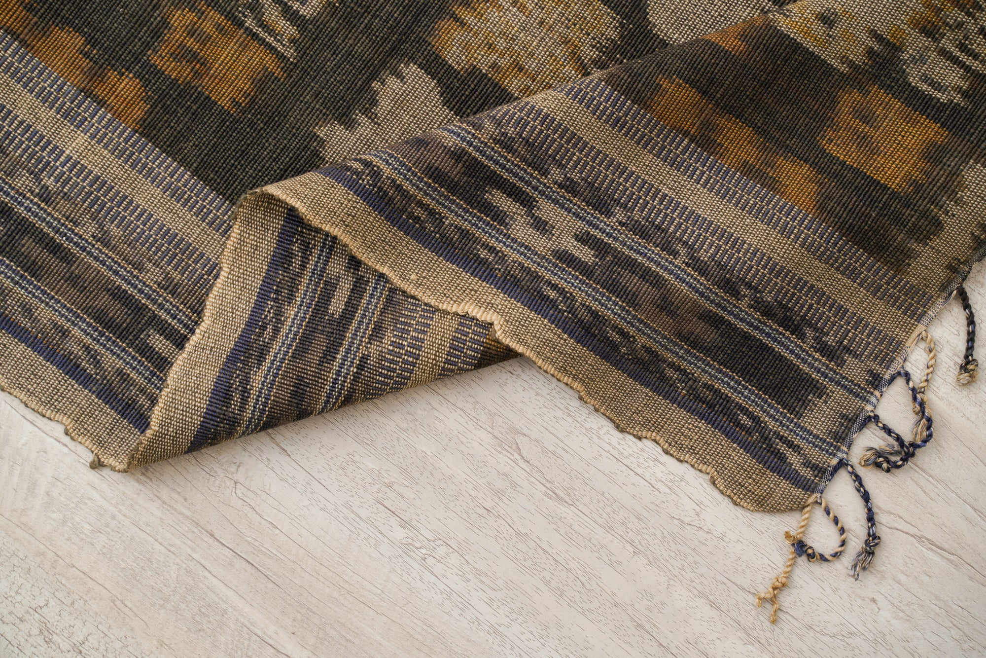 Antique Indonesian Sumba Ikat Textile 6'3" x 3'9"