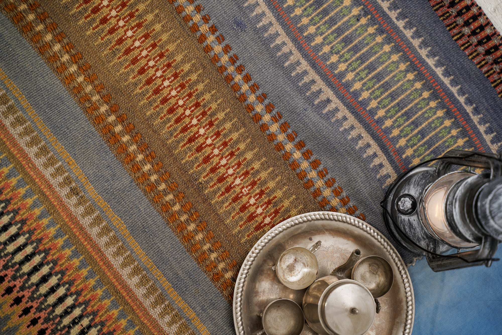 Antique Norwegian Textile 6'5" x 3'1"