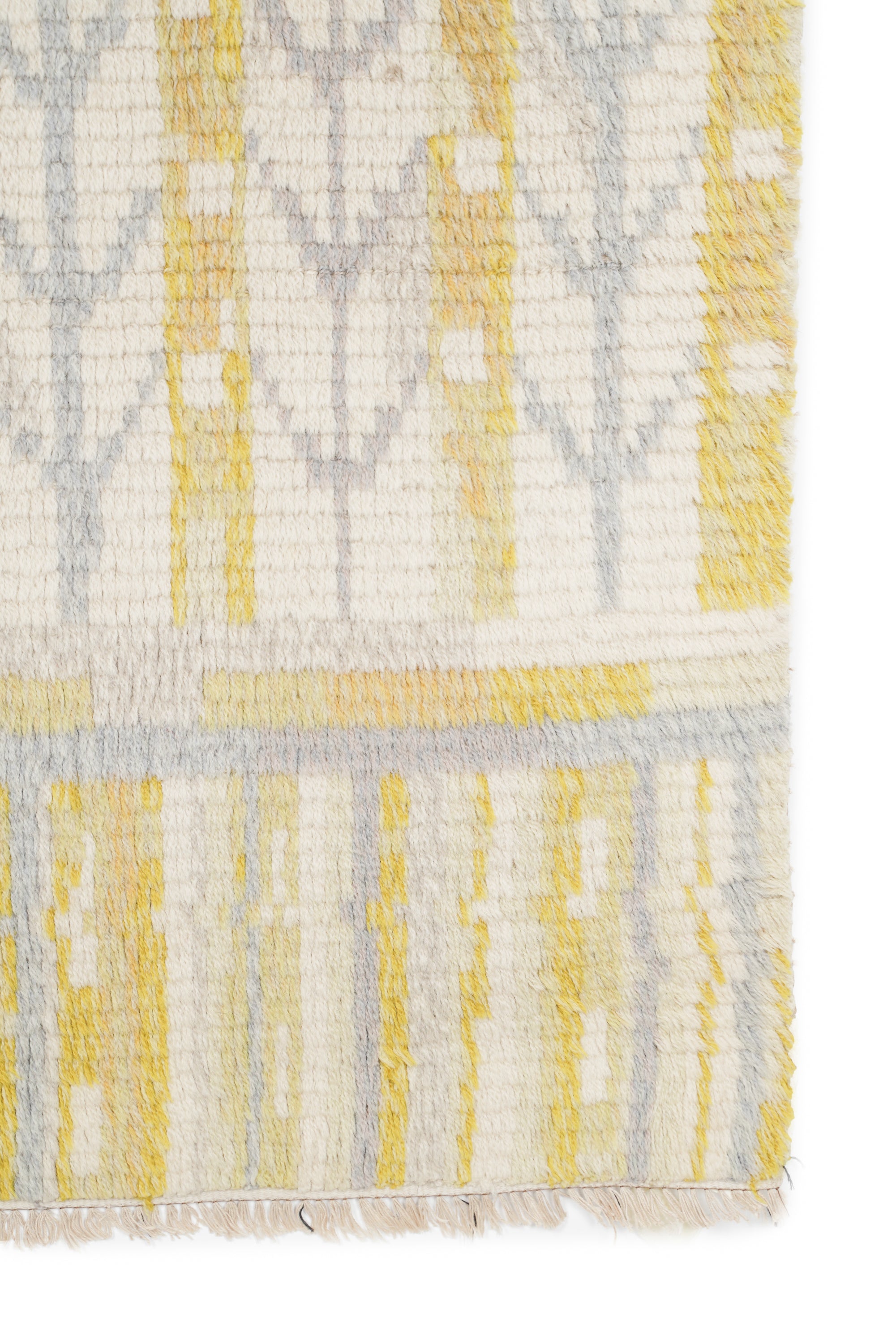 Vintage Scandinavian Rya Rug 3'9"x 2'2"