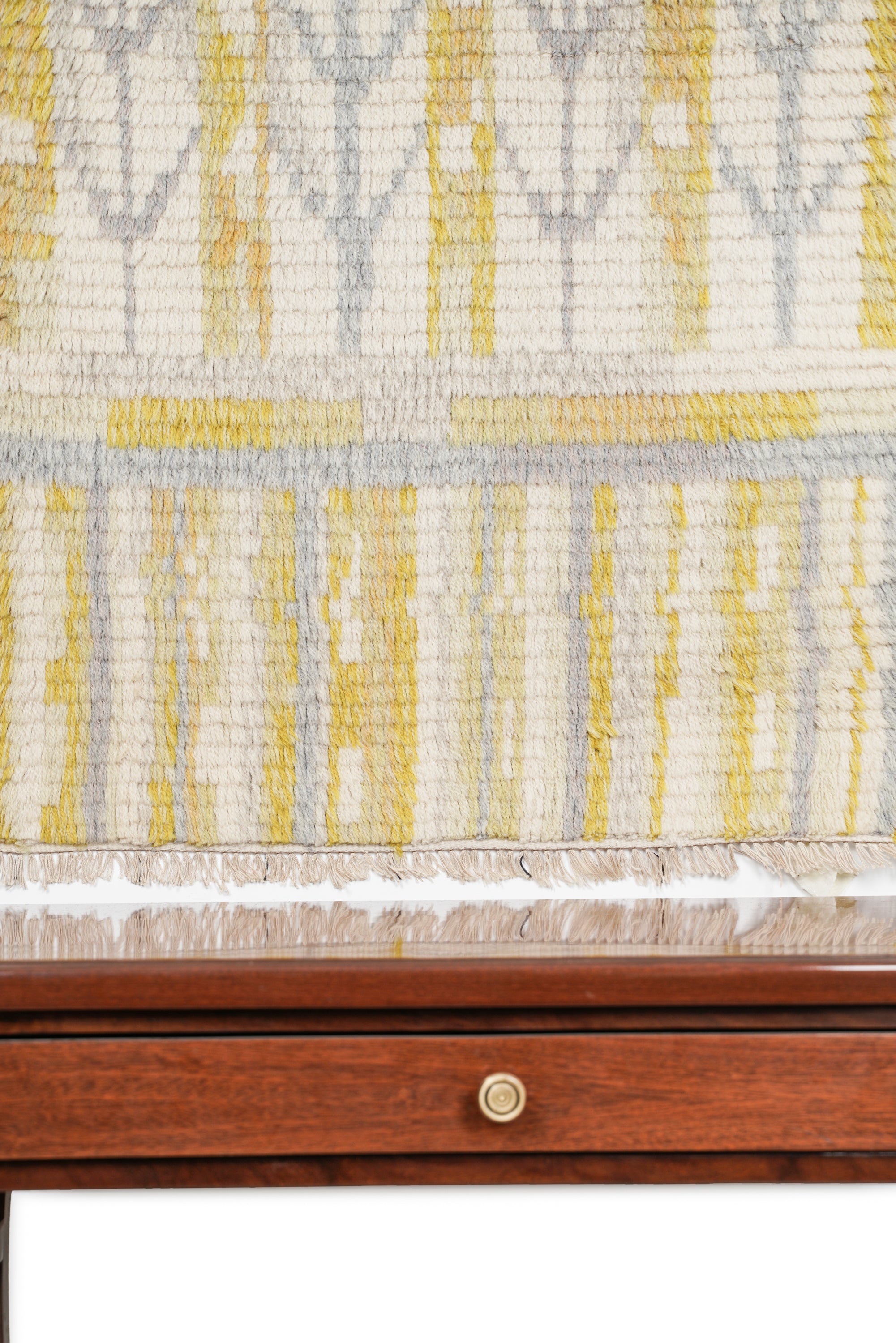Vintage Scandinavian Rya Rug 3'9"x 2'2"