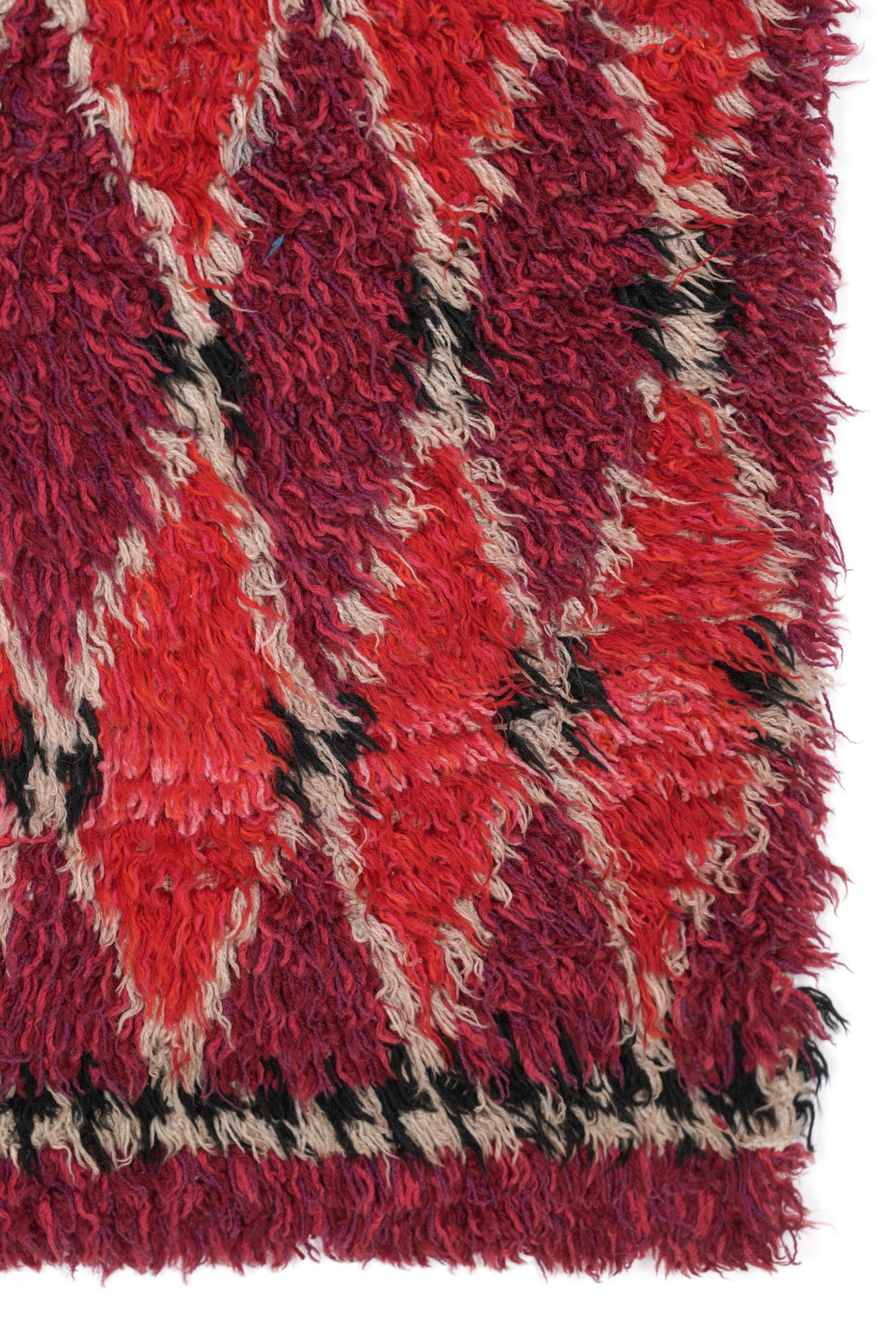 Vintage Scandinavian Rya Rug 4'5" x 3'2"