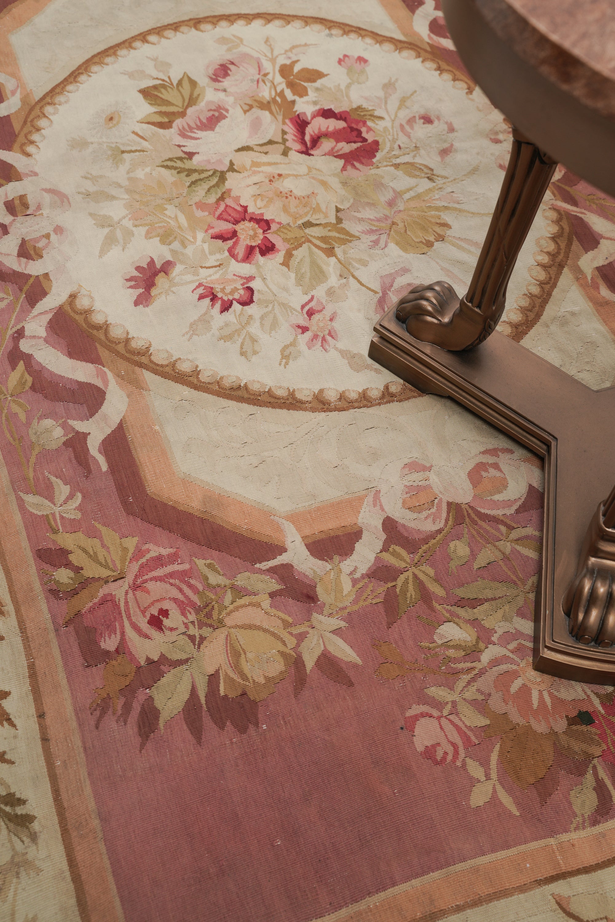 Antique French Aubusson Tapestry 7'7" x 4'6"