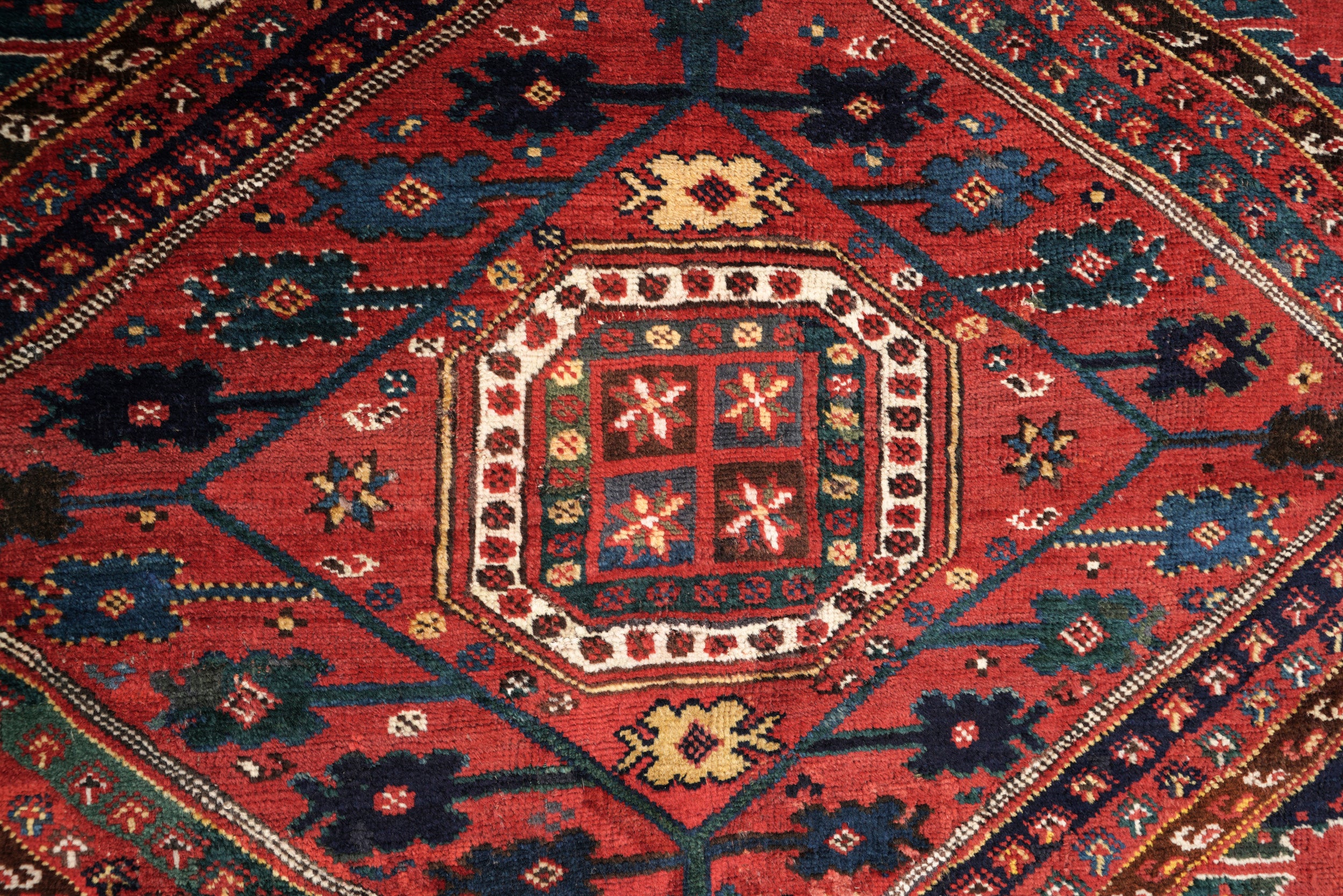 Antique Turkmen Beshir Rug 10'2" x 5'2"