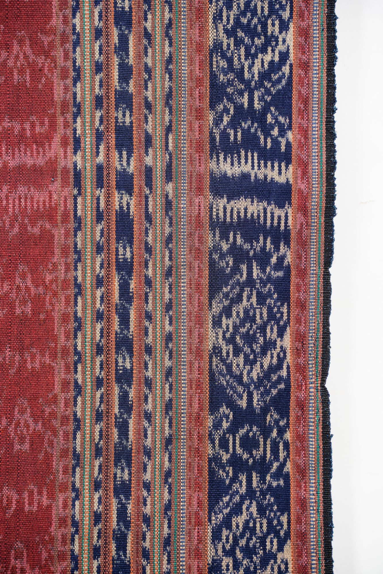 Vintage Indonesian Ikat Textile 7'6" x 6'1"