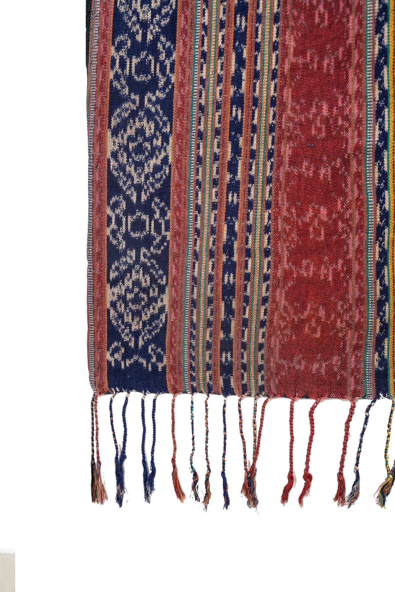 Vintage Indonesian Ikat Textile 7'6" x 6'1"