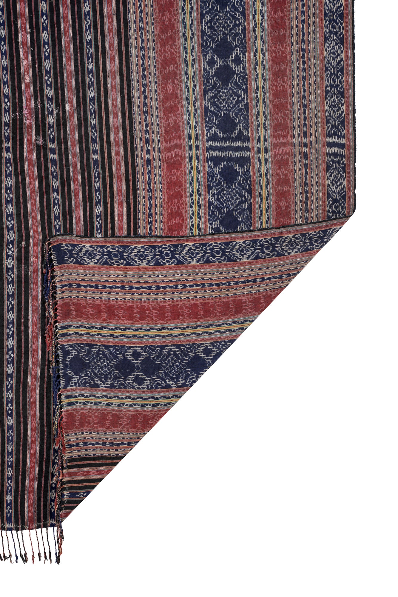 Vintage Indonesian Ikat Textile 7'6" x 6'1"